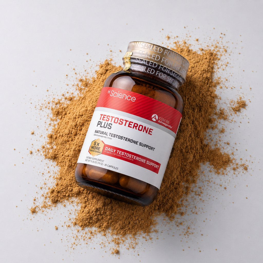 İn Science Testosterone Plus KSM-66 Ashwagandha & Shilajit – 30 Kapsül