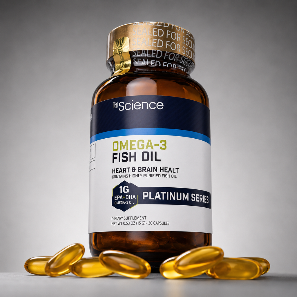 İn Science Omega-3 Balık Yağı 1000 mg (30 Kapsül) EPA & DHA