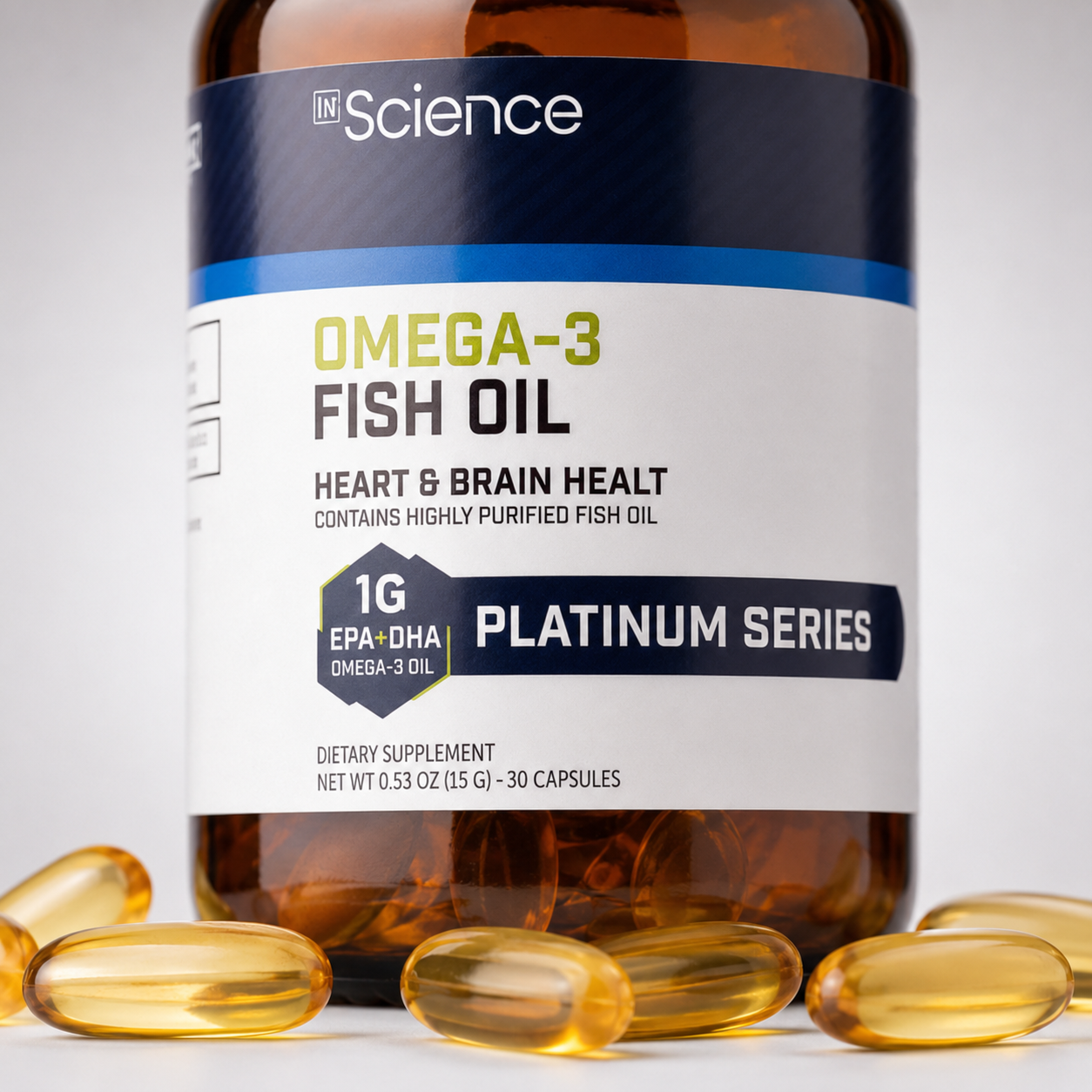 İn Science Omega-3 Balık Yağı 1000 mg (30 Kapsül) EPA & DHA