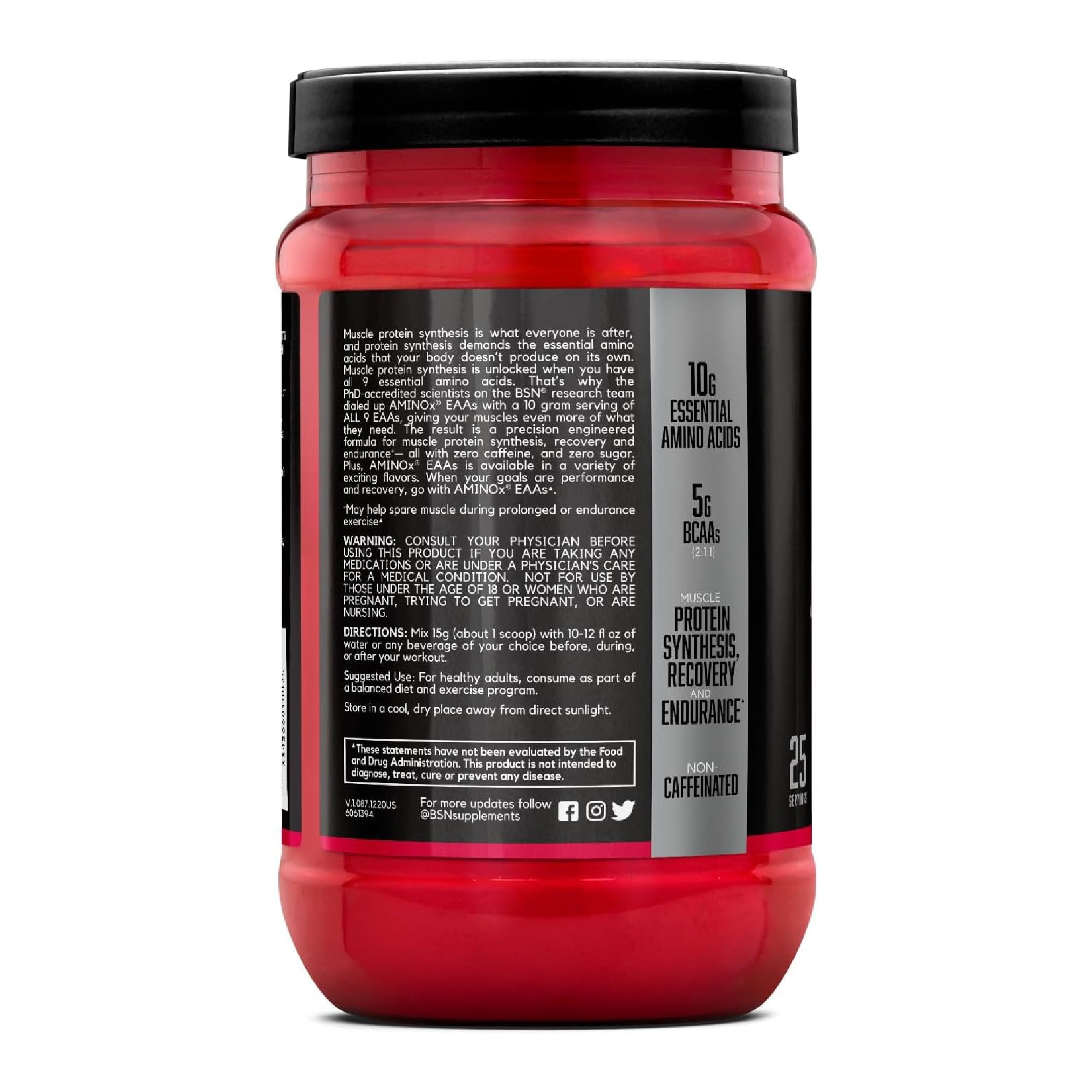 BSN Amino X EAAs 10g Esansiyel Amino Asit BCAA Tozu