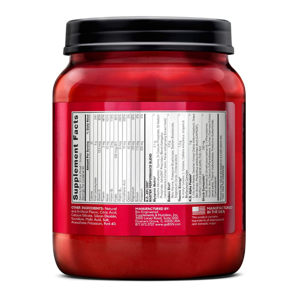 BSN NO-XPLODE Legendary 275Mg Caffeine Pre Workout