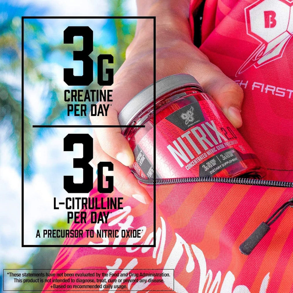 BSN Nitrix 2.0 içerik bilgisi - 3g kreatin antrenman performansı ve dayanıklılık desteği.