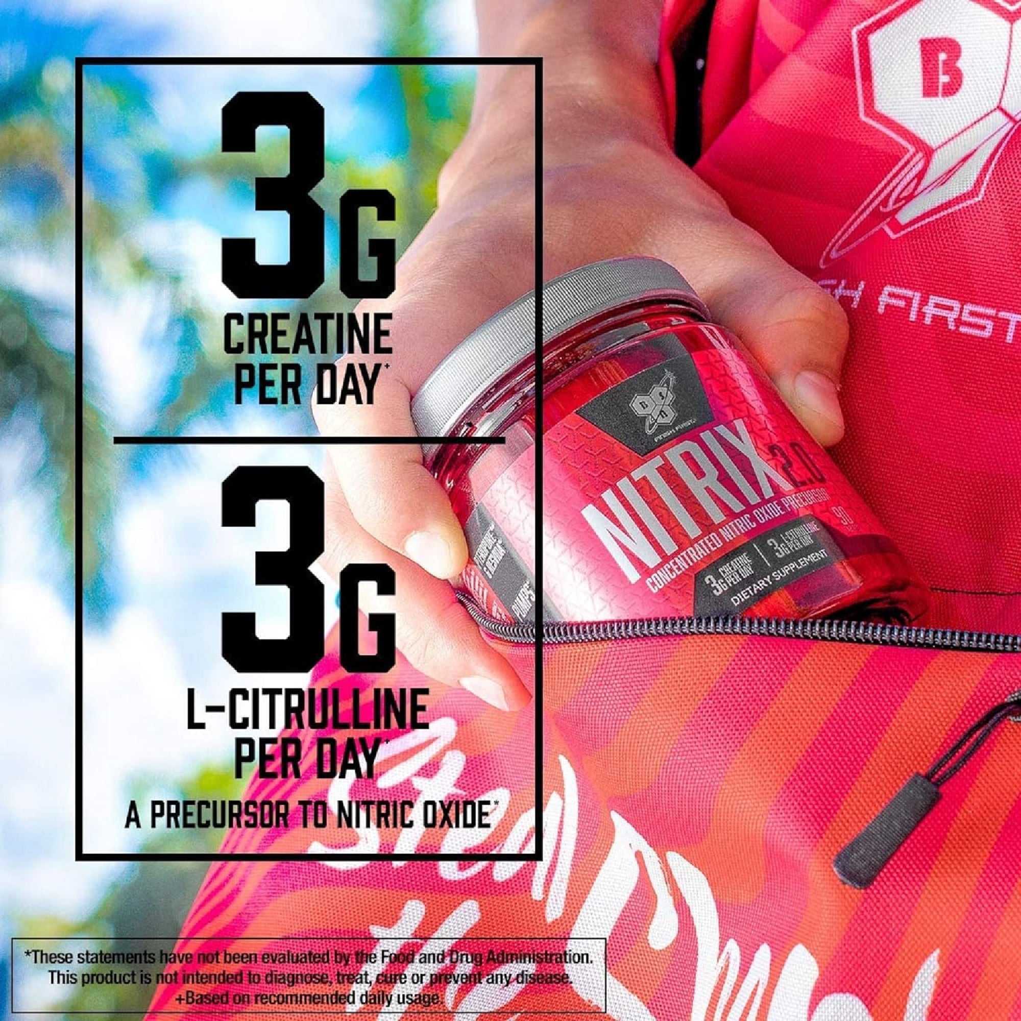 BSN Nitrix 2.0 içerik bilgisi - 3g kreatin antrenman performansı ve dayanıklılık desteği.