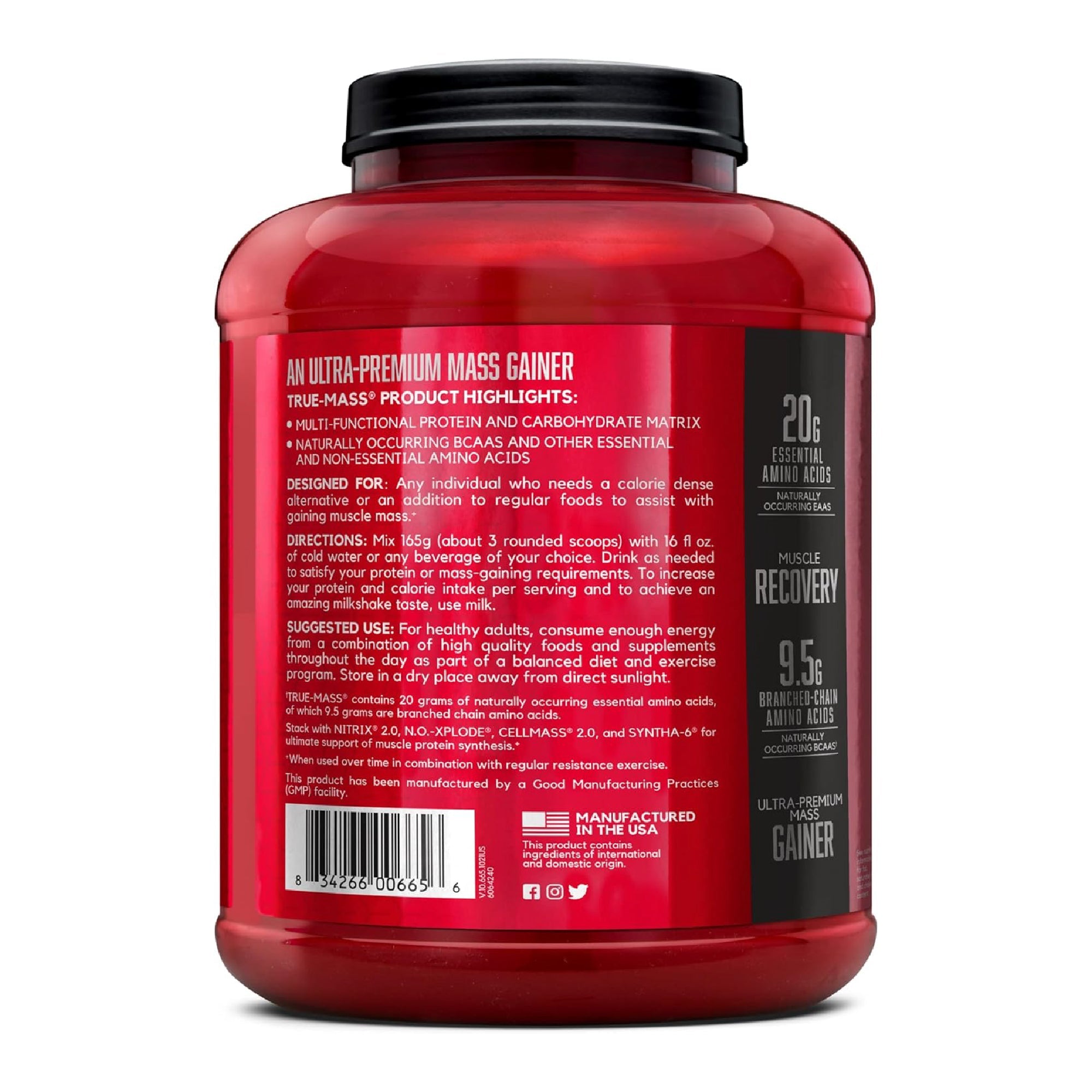 BSN True-Mass Ultra Premium Matrix Weight Gainer 2.64 kg