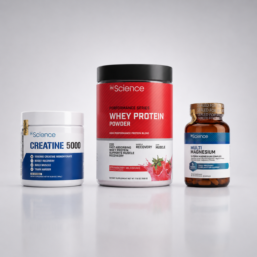Whey Protein + Kreatin + Magnezyum Başlangıç Seti
