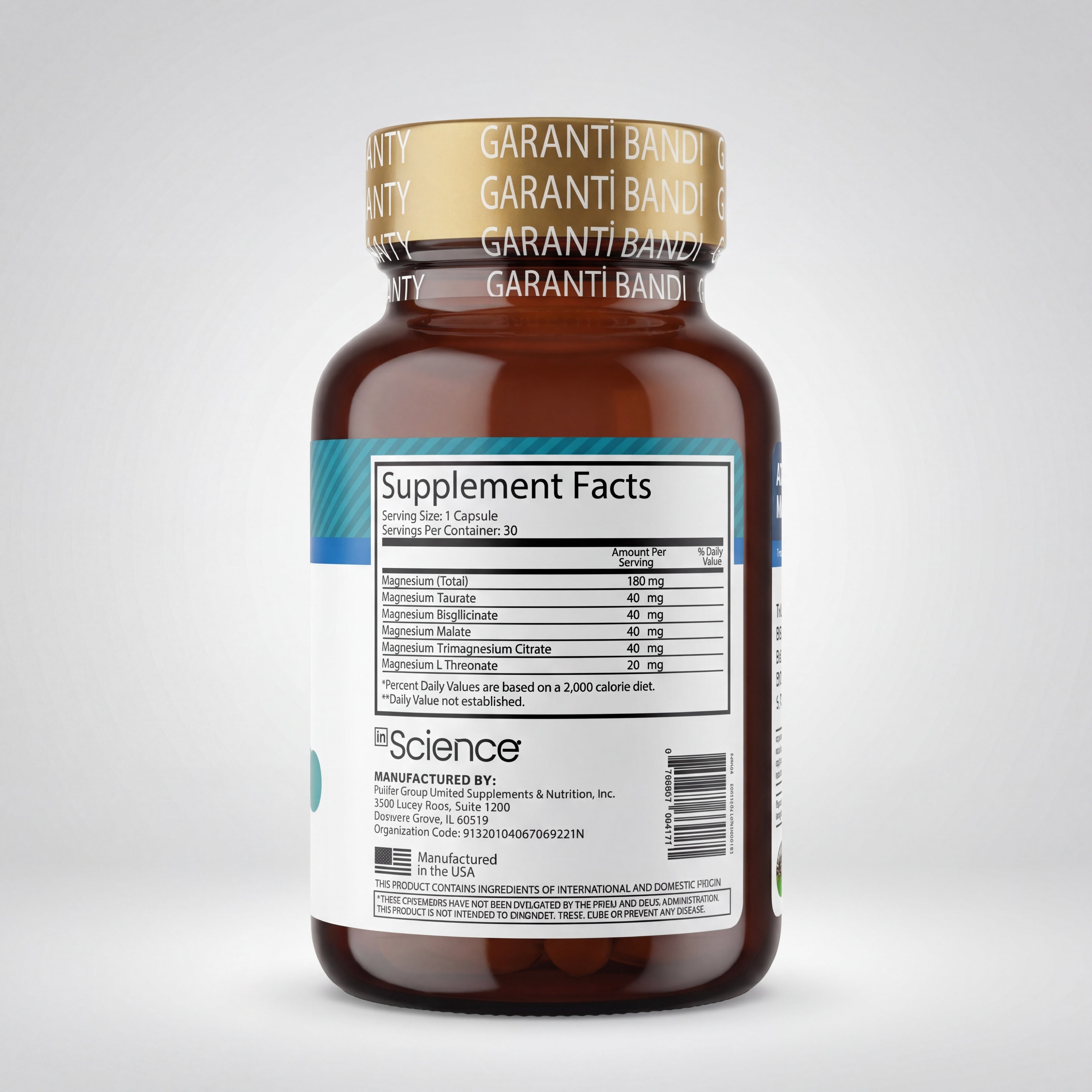 İn Science Multi Magnesium 5 Form Magnezyum Kompleks (30 Kapsül)