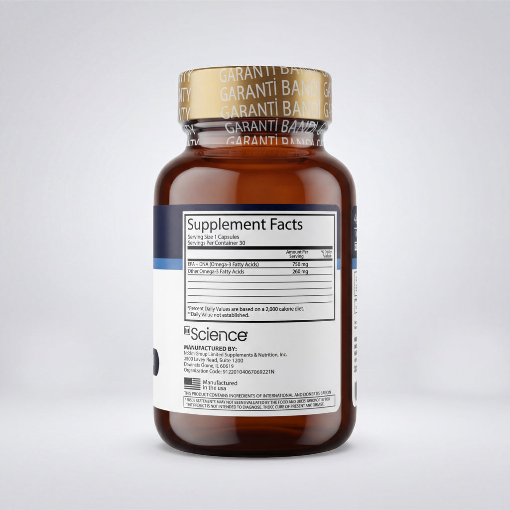 İn Science Omega-3 Balık Yağı 1000 mg (30 Kapsül) EPA & DHA