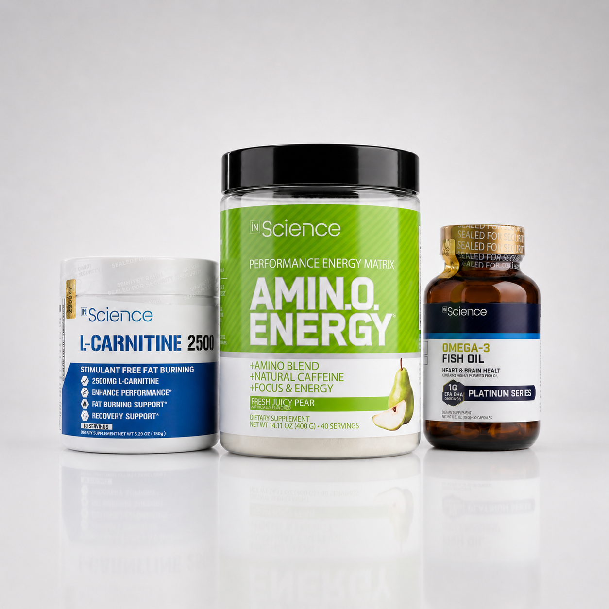L-Carnitine + Amino Energy + Omega-3 Kilo Kontrol Paketi