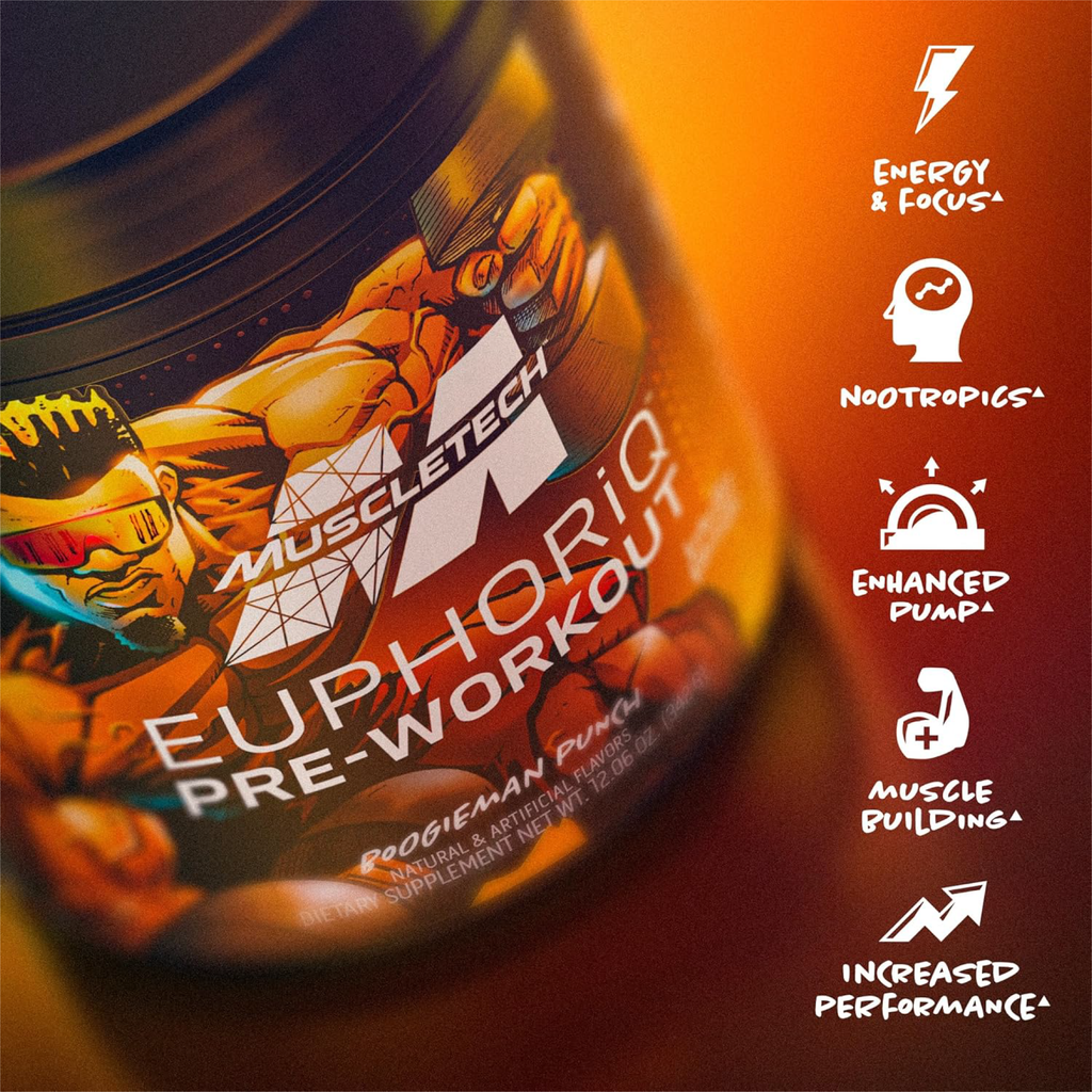 MuscleTech Euphoriq Pre-Workout 416g – Güçlü Antrenman Takviyesi