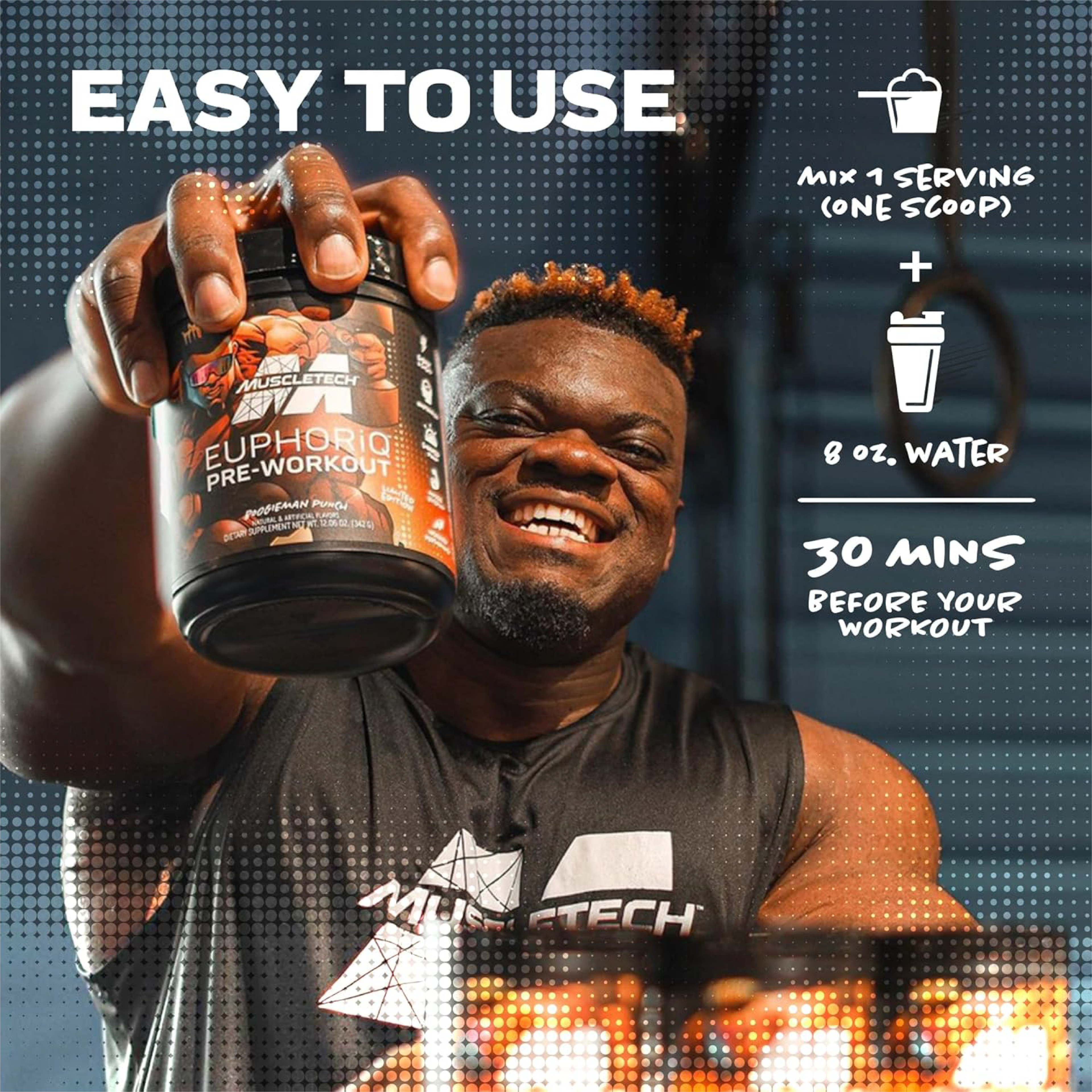 MuscleTech Euphoriq Pre-Workout 416g – Güçlü Antrenman Takviyesi