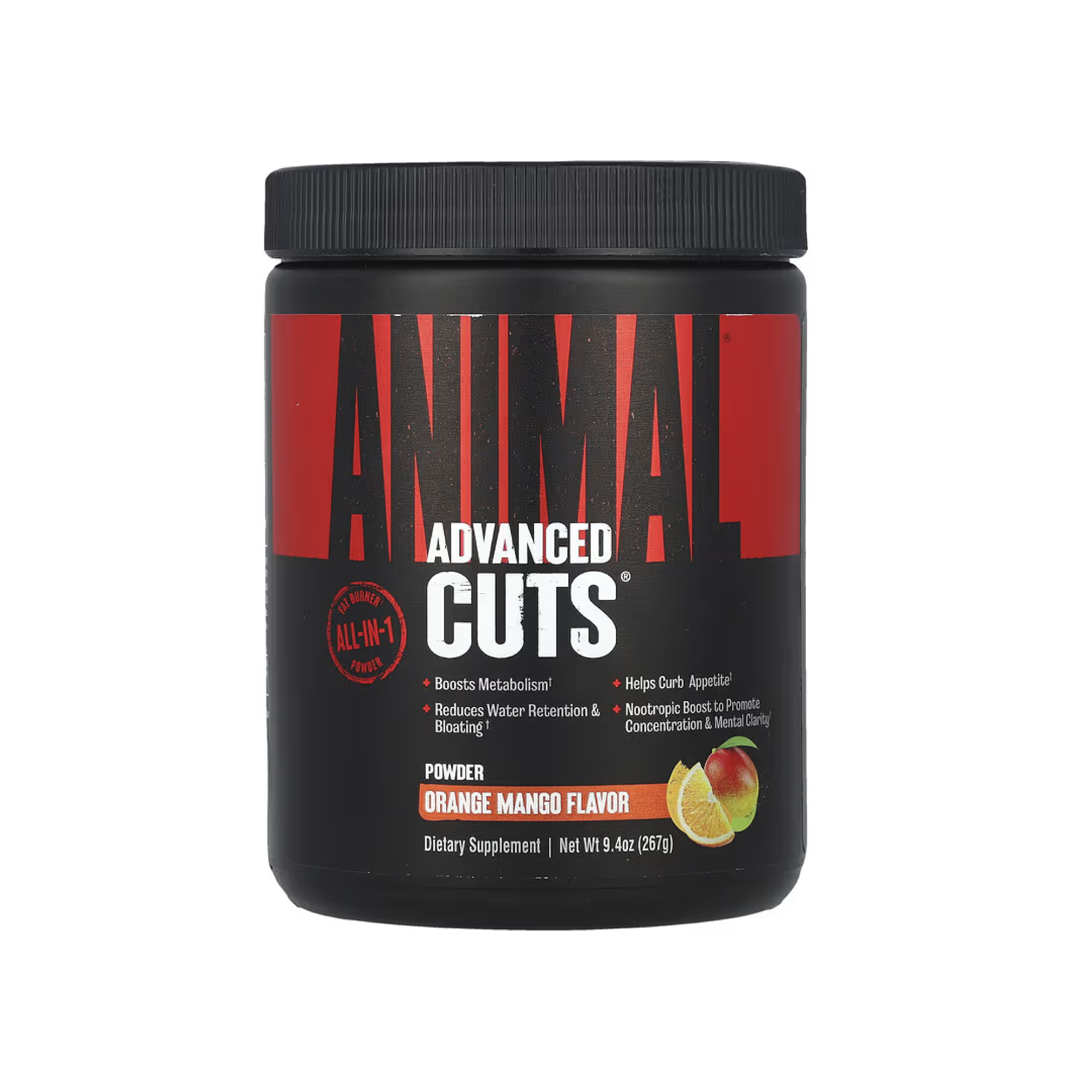 Animal Advanced Cuts Termojenik Yağ Yakıcı Toz 239g Orange Mango Aromalı Ön Görünüm