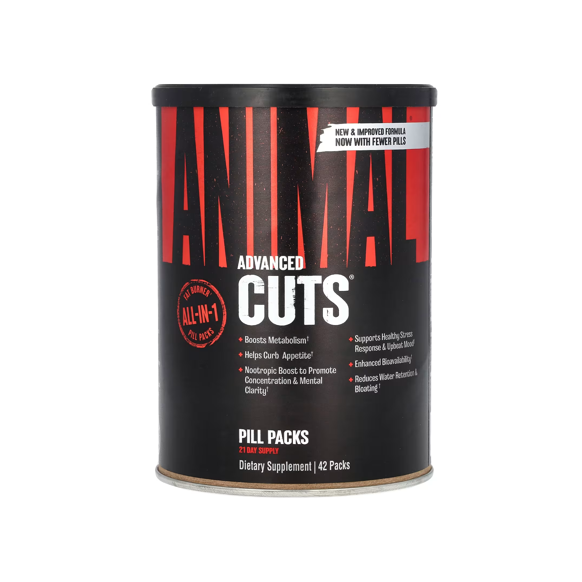 Animal Cuts Termojenik Yağ Yakıcı 42 Paket Ön Görünüm - Universal Nutrition Definasyon Takviyesi