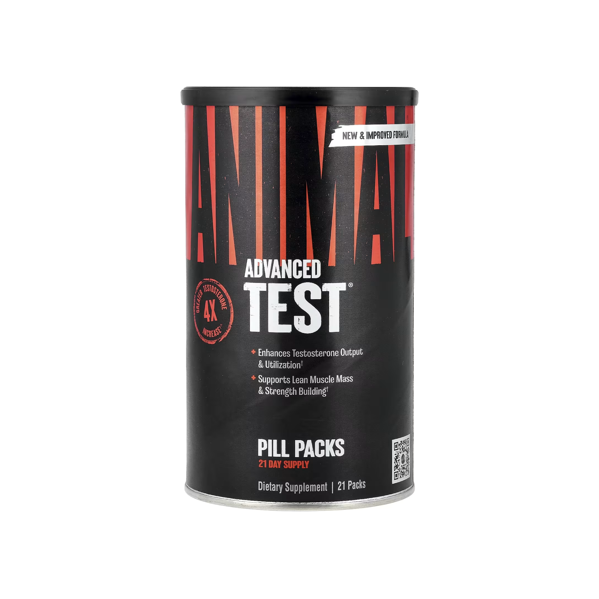 Animal Test Testosteron Booster 21 Paket Ön Görünüm - Universal Nutrition Hormon Desteği