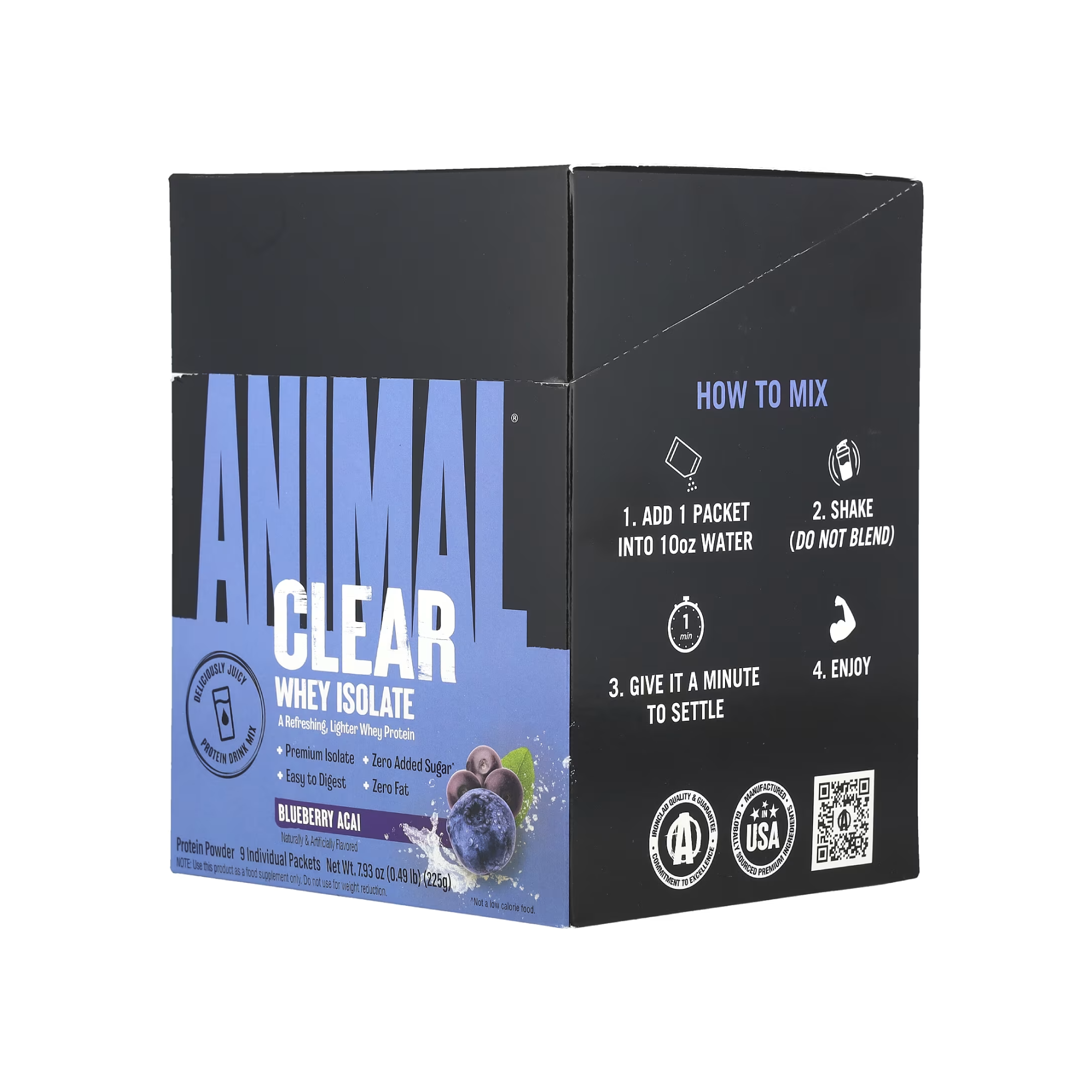 Animal Clear Whey Isolate Şeffaf İzole Protein Tozu 500g