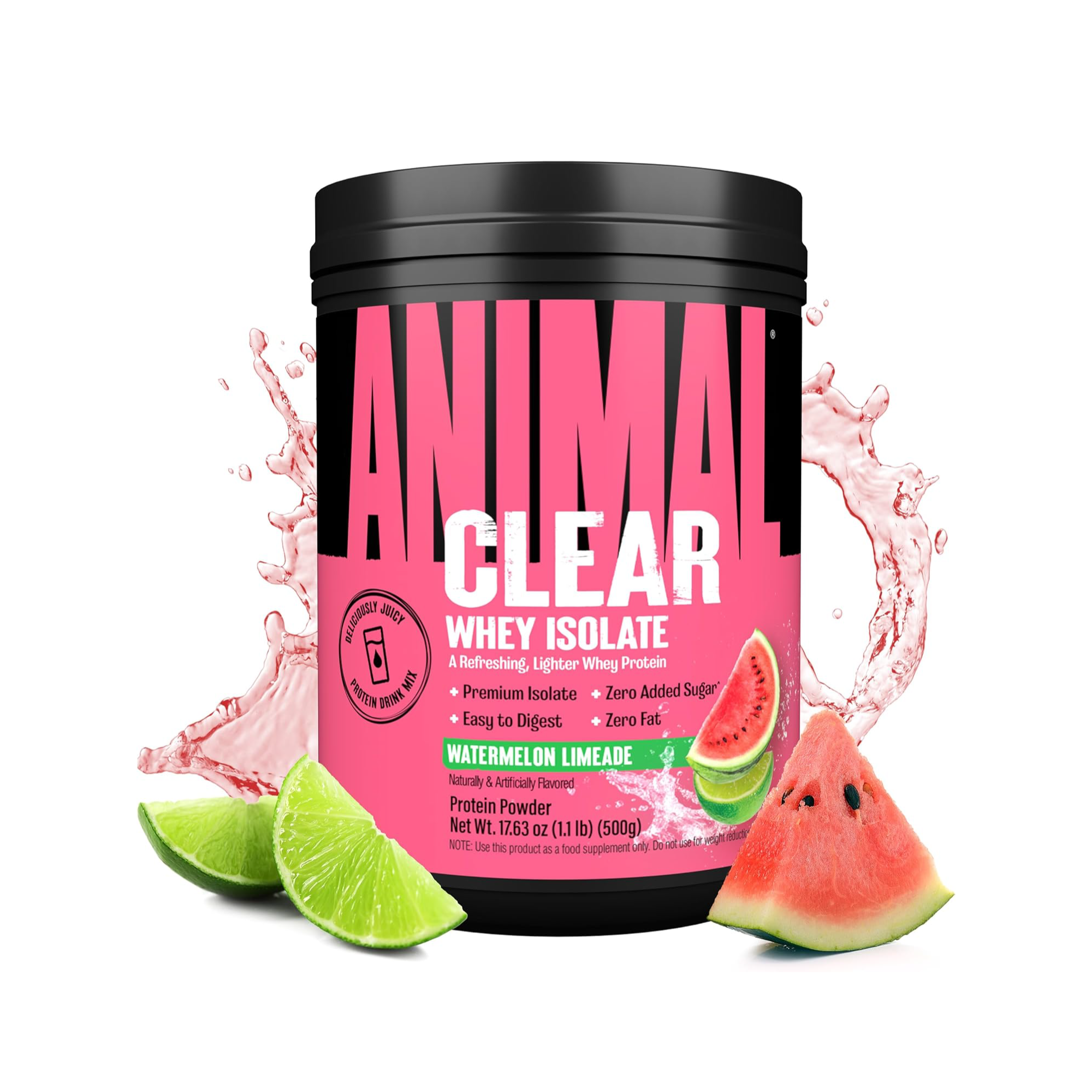 Animal Clear Whey Isolate Şeffaf İzole Protein Tozu 500g