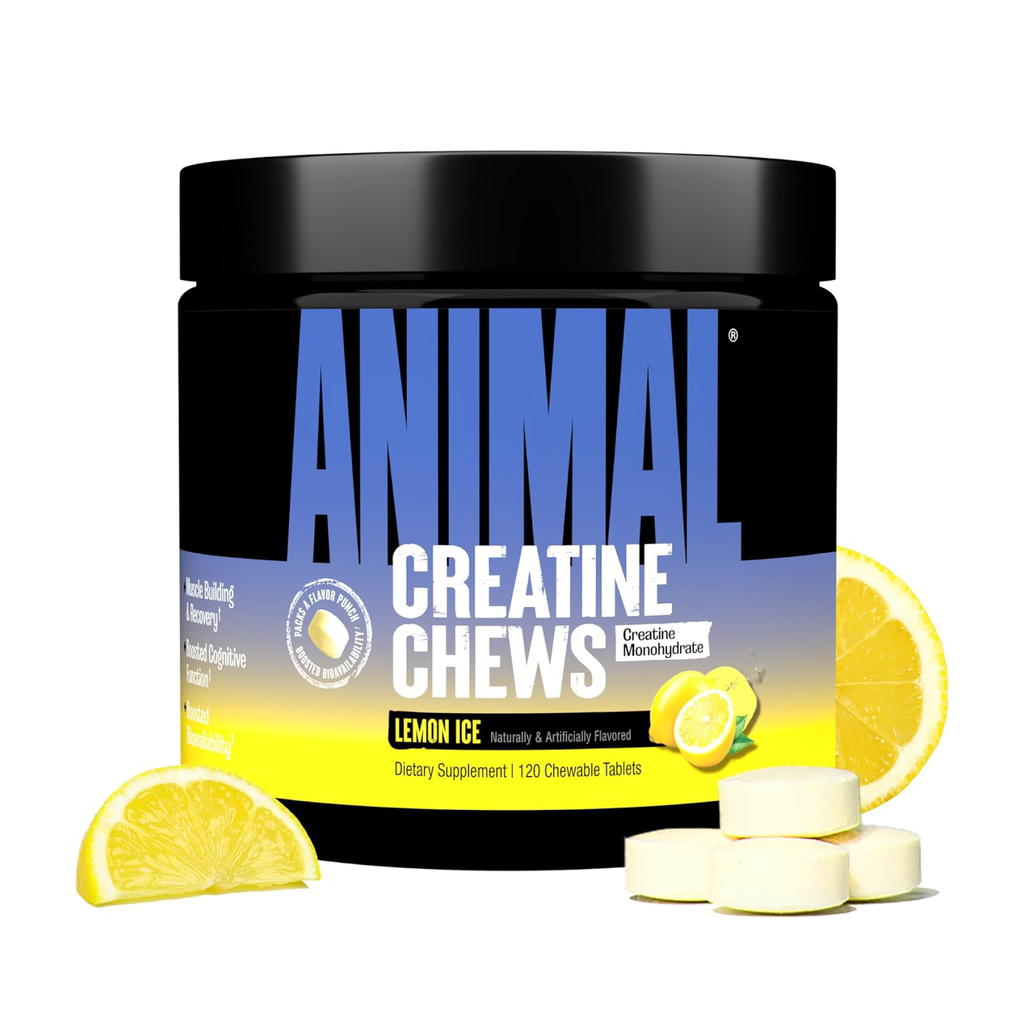 Animal Creatine Chews 120 Tablet - Çiğnenebilir Kreatin Takviyesi