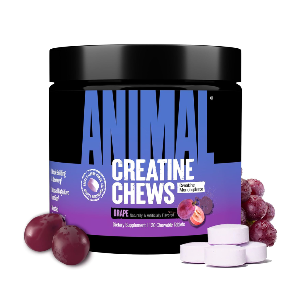 Animal Creatine Chews 120 Tablet - Çiğnenebilir Kreatin Takviyesi