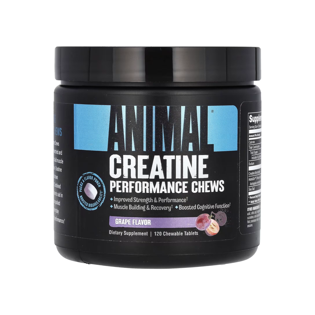 Animal Creatine Chews 120 Tablet - Çiğnenebilir Kreatin Takviyesi