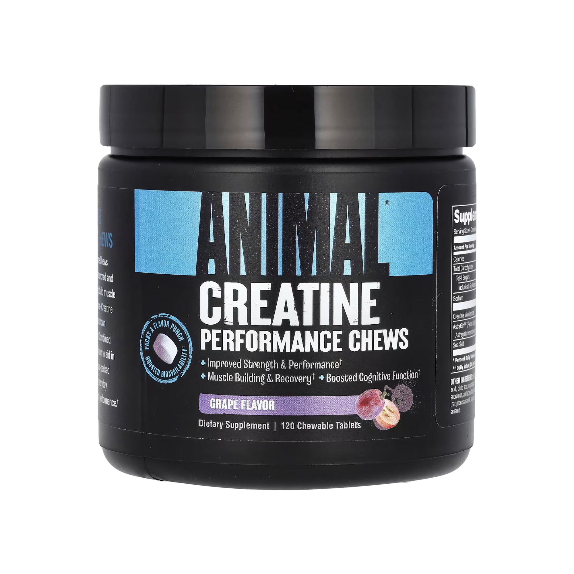 Animal Creatine Chews 120 Tablet - Çiğnenebilir Kreatin Takviyesi