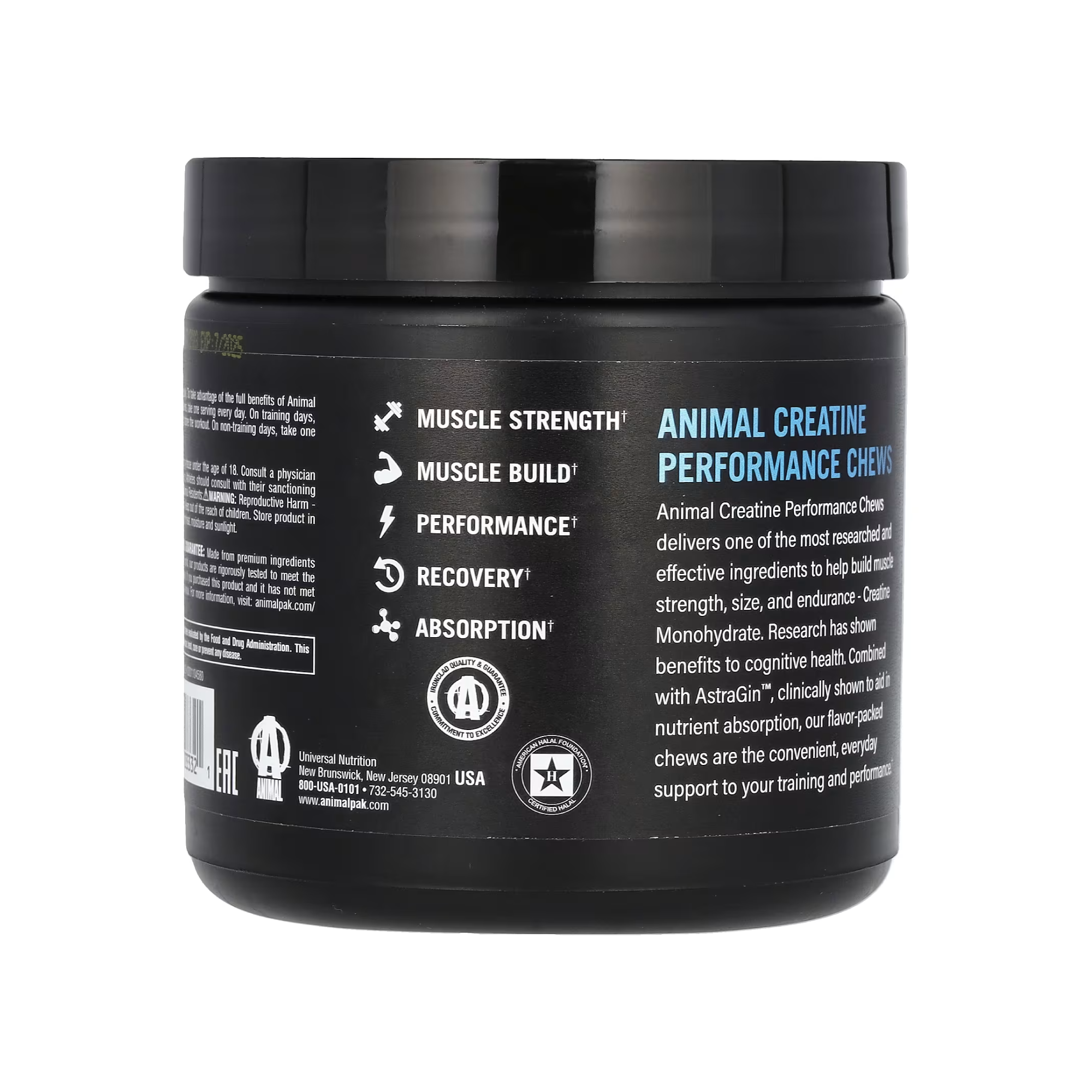 Animal Creatine Chews 120 Tablet - Çiğnenebilir Kreatin Takviyesi