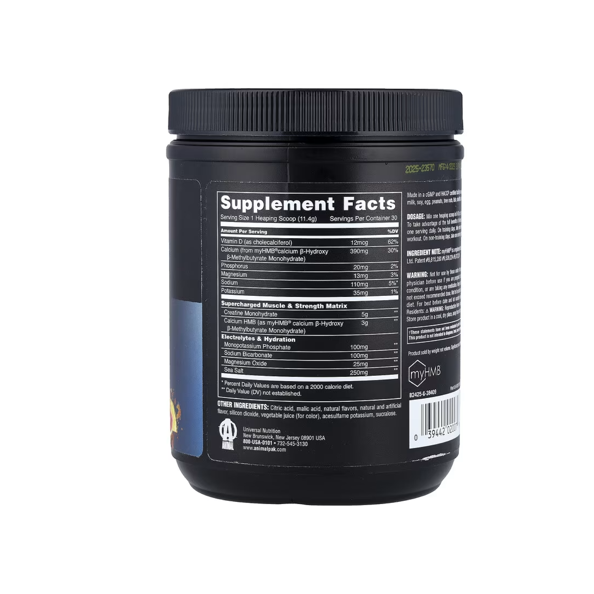 Animal Creatine HMB+™ Powder Power Punch (342 g)
