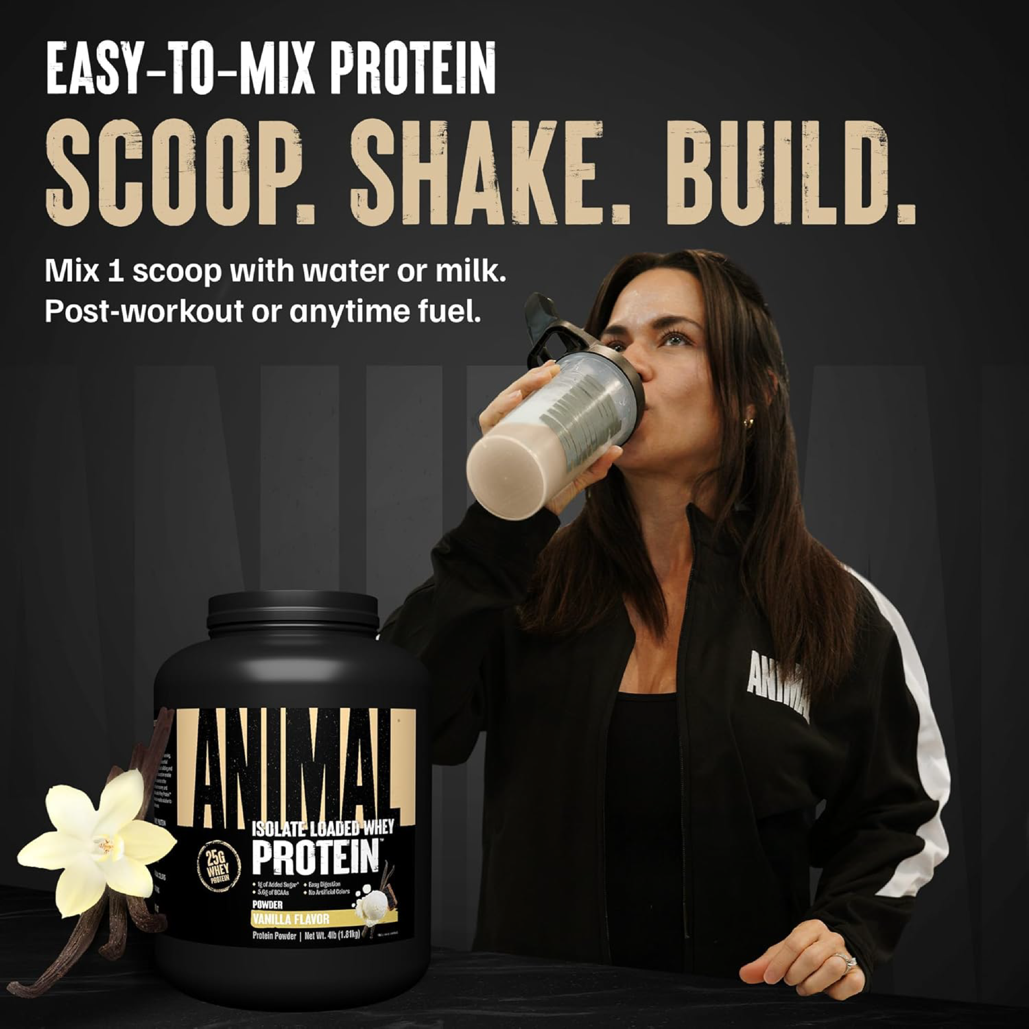 Animal Isolate Whey  İzole Protein Tozu Yüksek Saflık (540 g, 907 g, 1.81 kg)