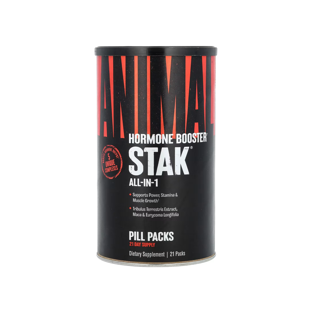 Animal Stak Testosteron Booster 21 Paket Ön Görünüm - Universal Nutrition Hormon Desteği