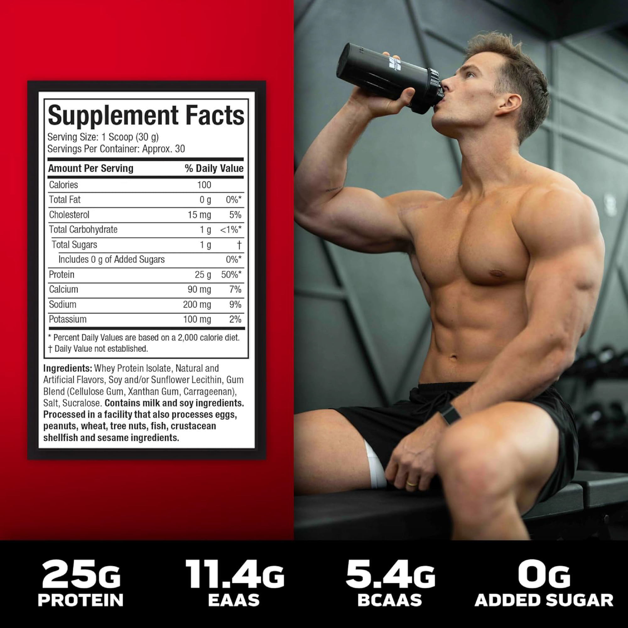 MuscleTech %100 IsoWhey İzole Whey Protein Tozu 25g Protein