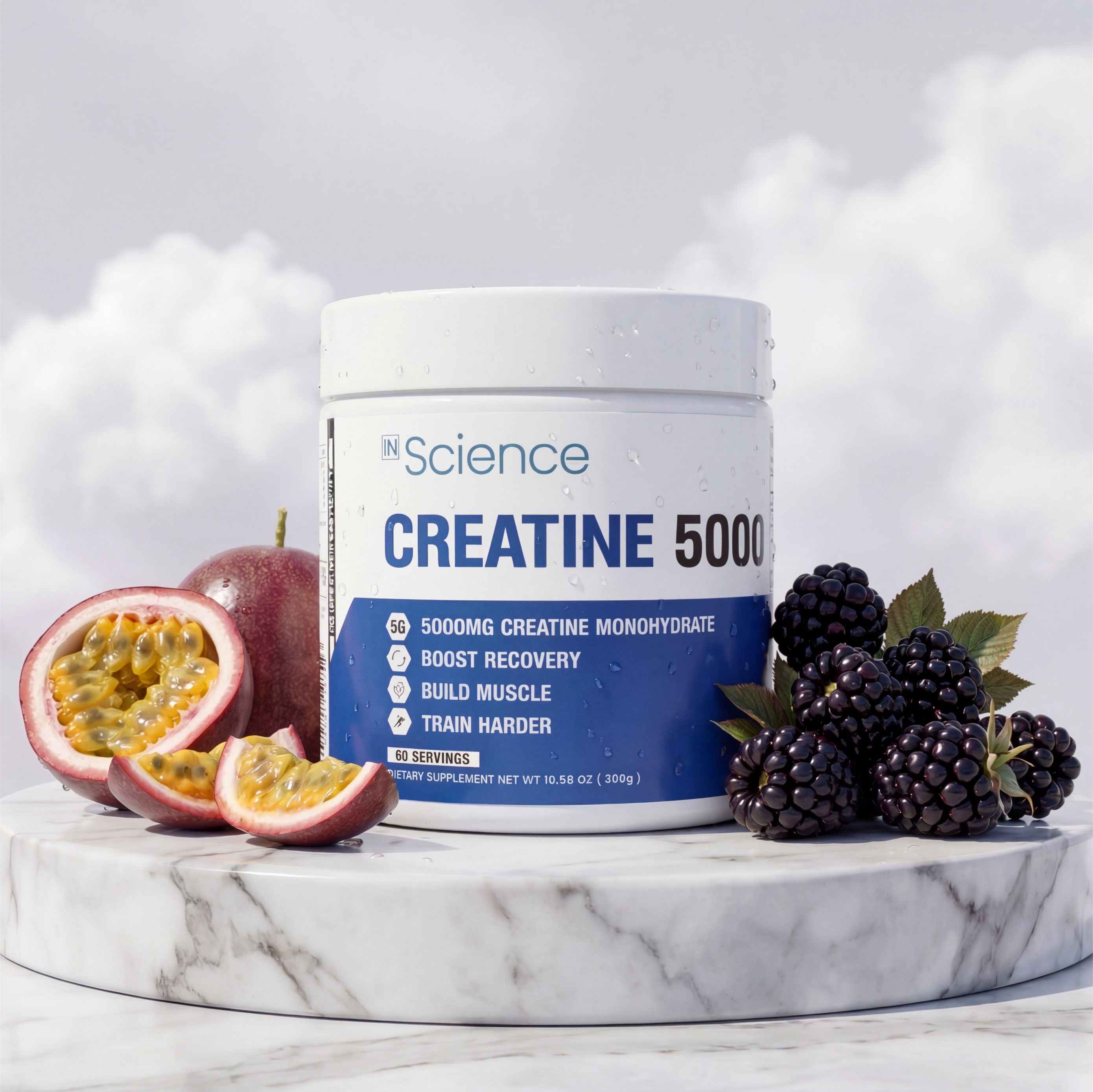 İn Science Nutrition Saf Creatine (Kreatin) Monohidrat 300 gr Toz (60 Servis )