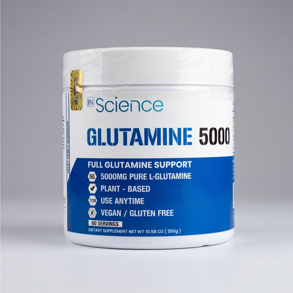 İn Science Nutrition L-Glutamine 5000 Mg Toz 300 gr (60 Servis)