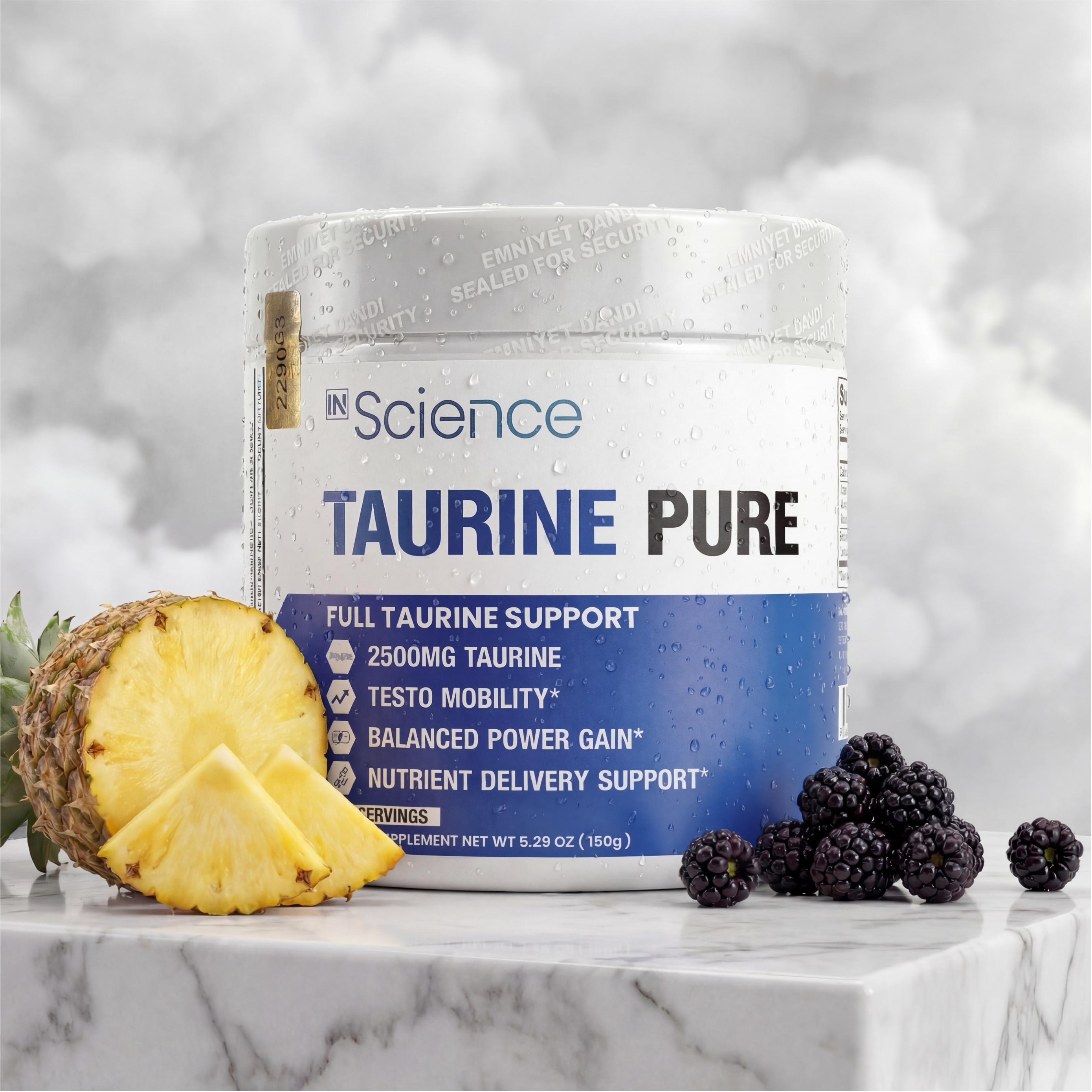 İn Science Nutrition Taurine Pure Toz 2500 Mg 150 G (60 Servis) Saf Taurin
