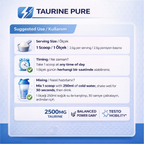 İn Science Nutrition Taurine Pure Toz 2500 Mg 150 G (60 Servis) Saf Taurin