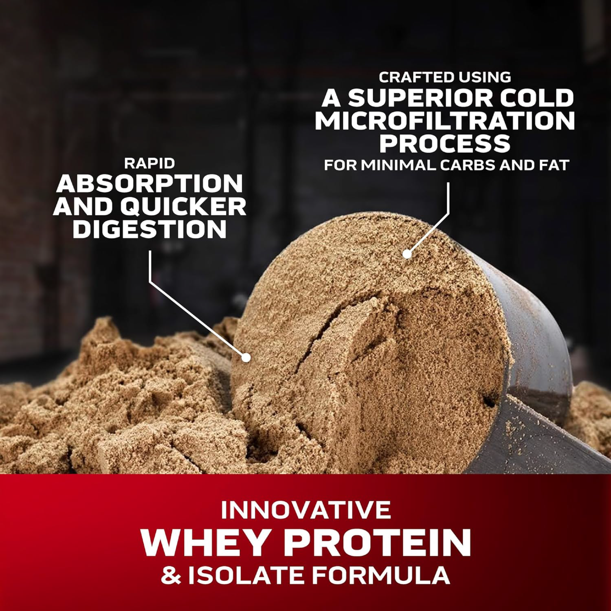 MuscleTech Nitro-Tech 100% Whey Gold Protein Tozu