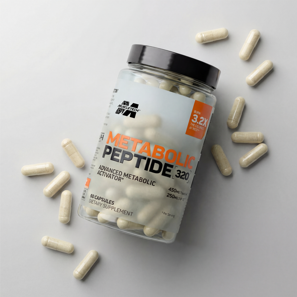 MuscleTech Metabolic Peptide 320 – Yağ Yakıcı & Metabolizma Hızlandırıcı Peptid Destek (60 Kapsül)