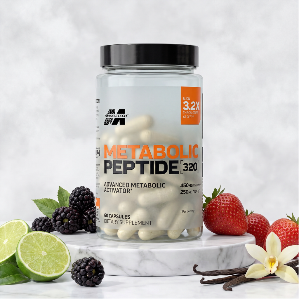 MuscleTech Metabolic Peptide 320 – Yağ Yakıcı & Metabolizma Hızlandırıcı Peptid Destek (60 Kapsül)