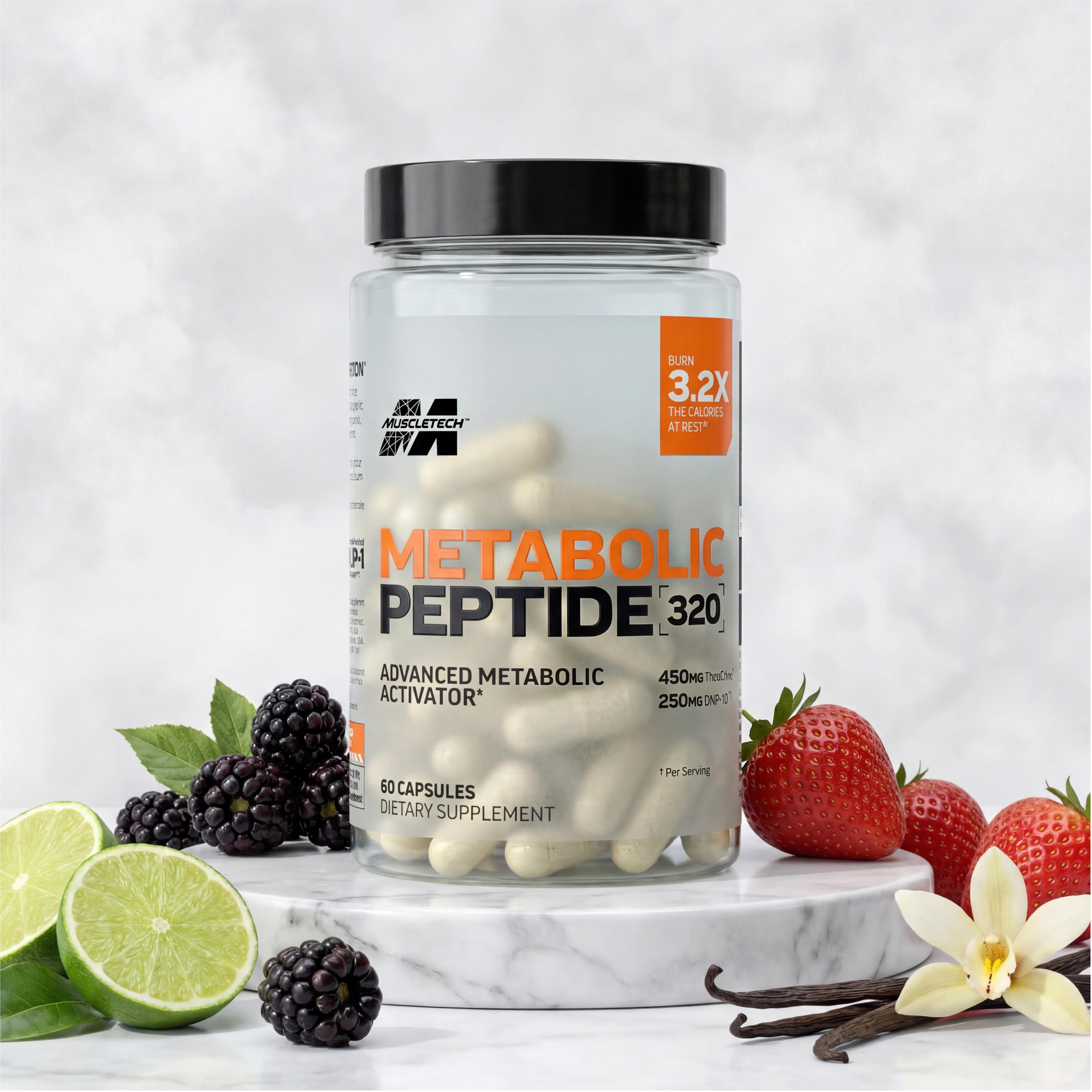 MuscleTech Metabolic Peptide 320 – Yağ Yakıcı & Metabolizma Hızlandırıcı Peptid Destek (60 Kapsül)