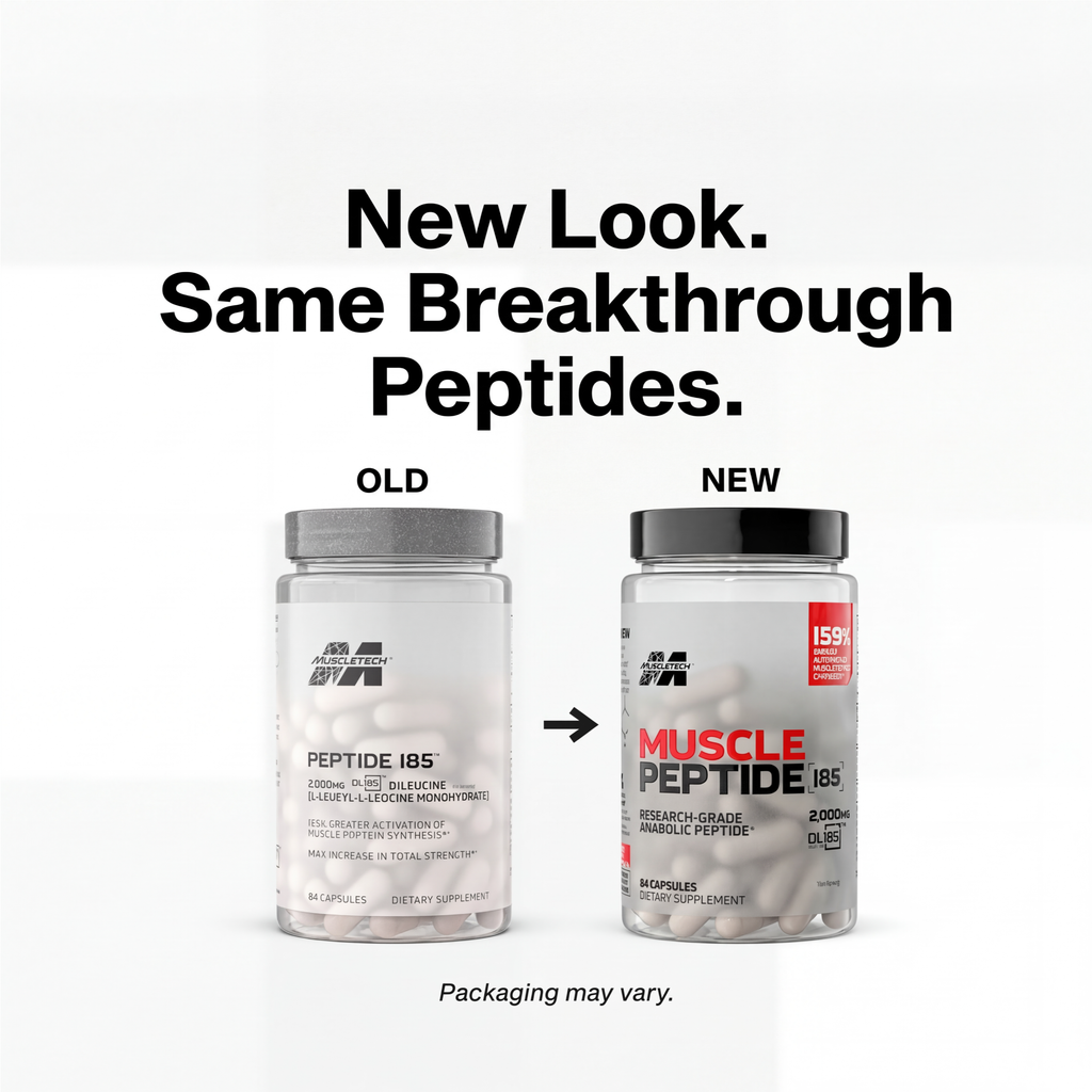 MuscleTech Muscle Peptide 185 84 Capsules – Anabolik Peptid, Kas Gelişimi, Güç ve Toparlanma Desteği