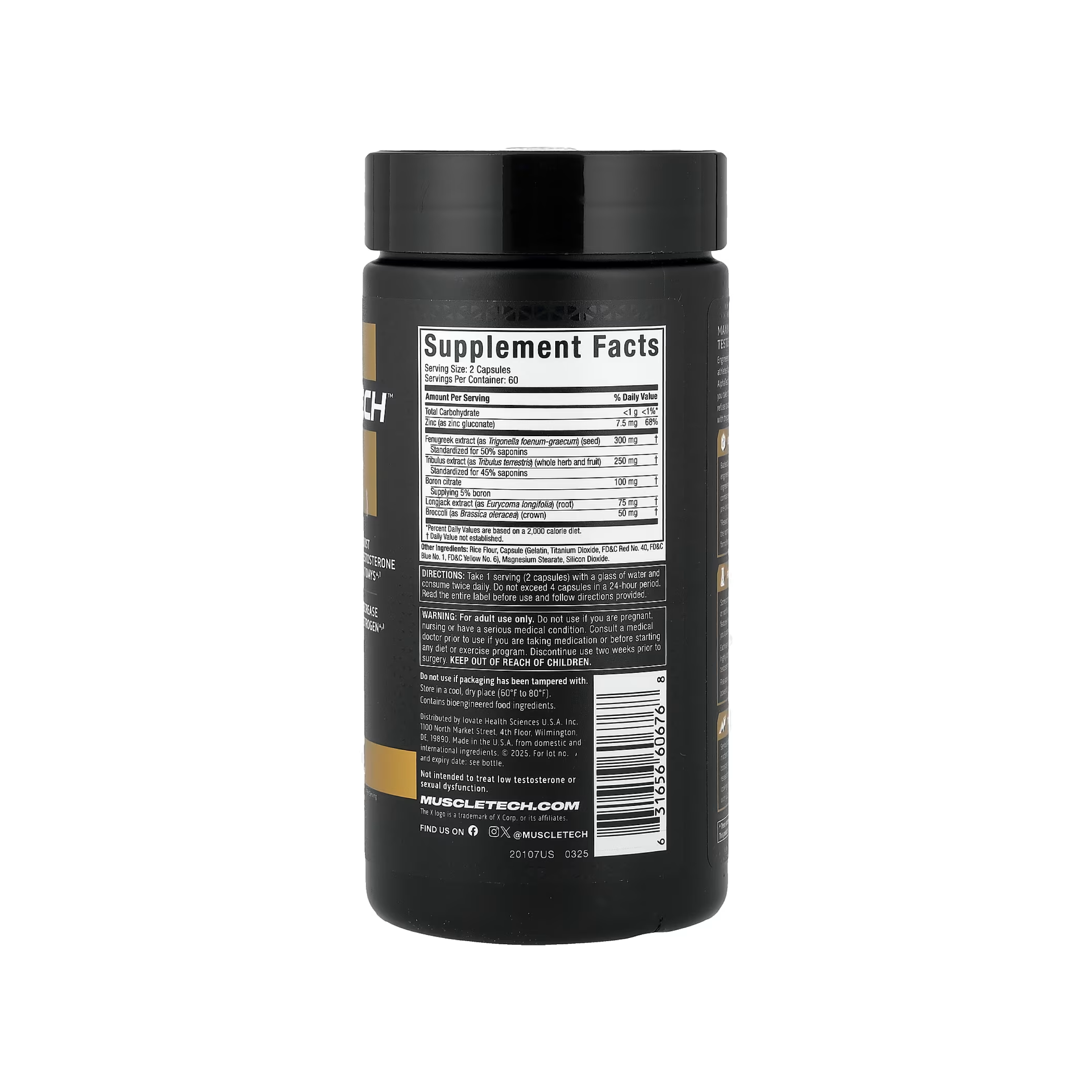 MuscleTech AlphaTest Shilajit Çemen Otu Testosteron Takviyesi