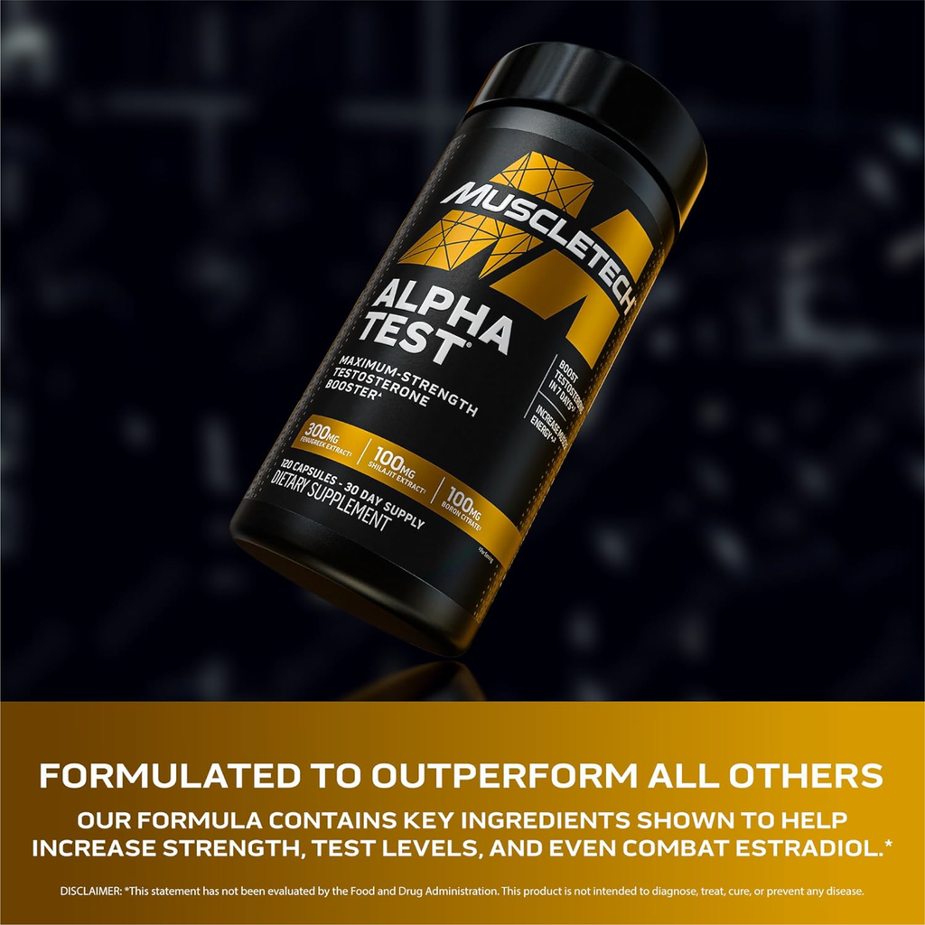 MuscleTech AlphaTest ATP Artışı Performans Desteği