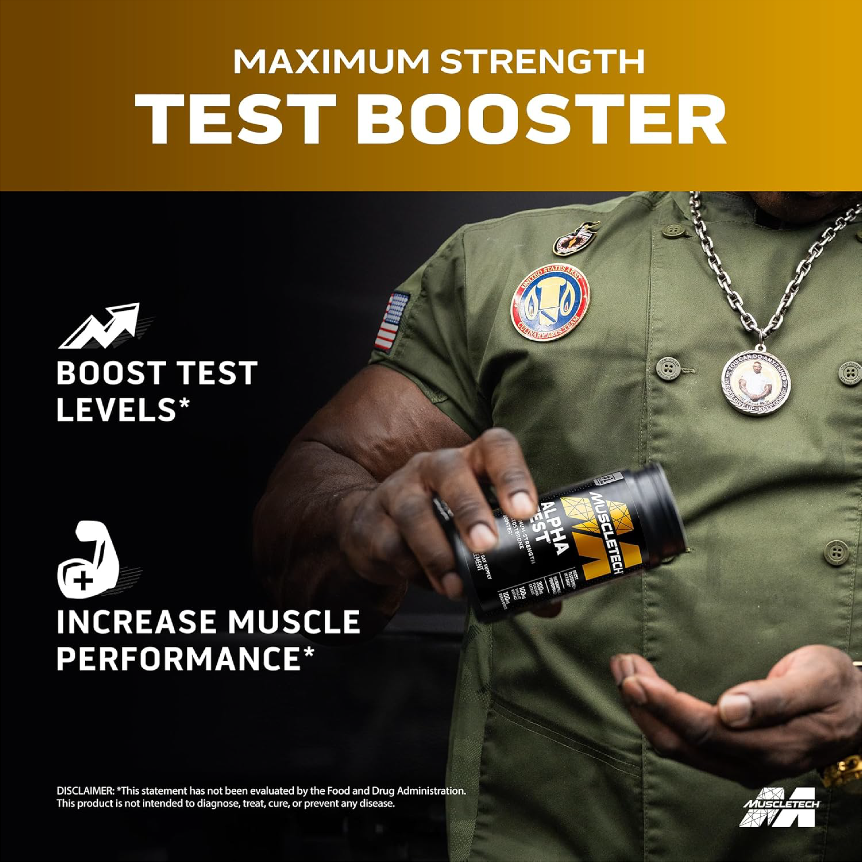 MuscleTech AlphaTest Supplement Facts Besin Değerleri Tablosu
