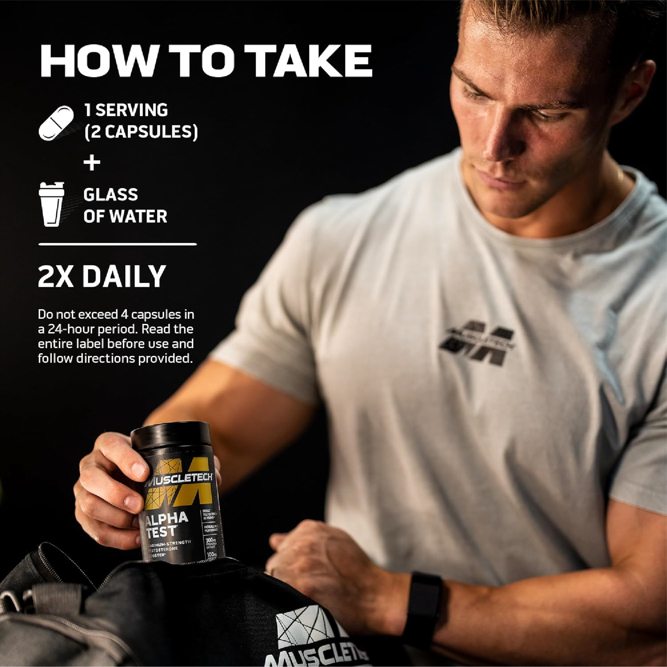 MuscleTech AlphaTest PrimaVie Shilajit Çinko Glukonat İçerik