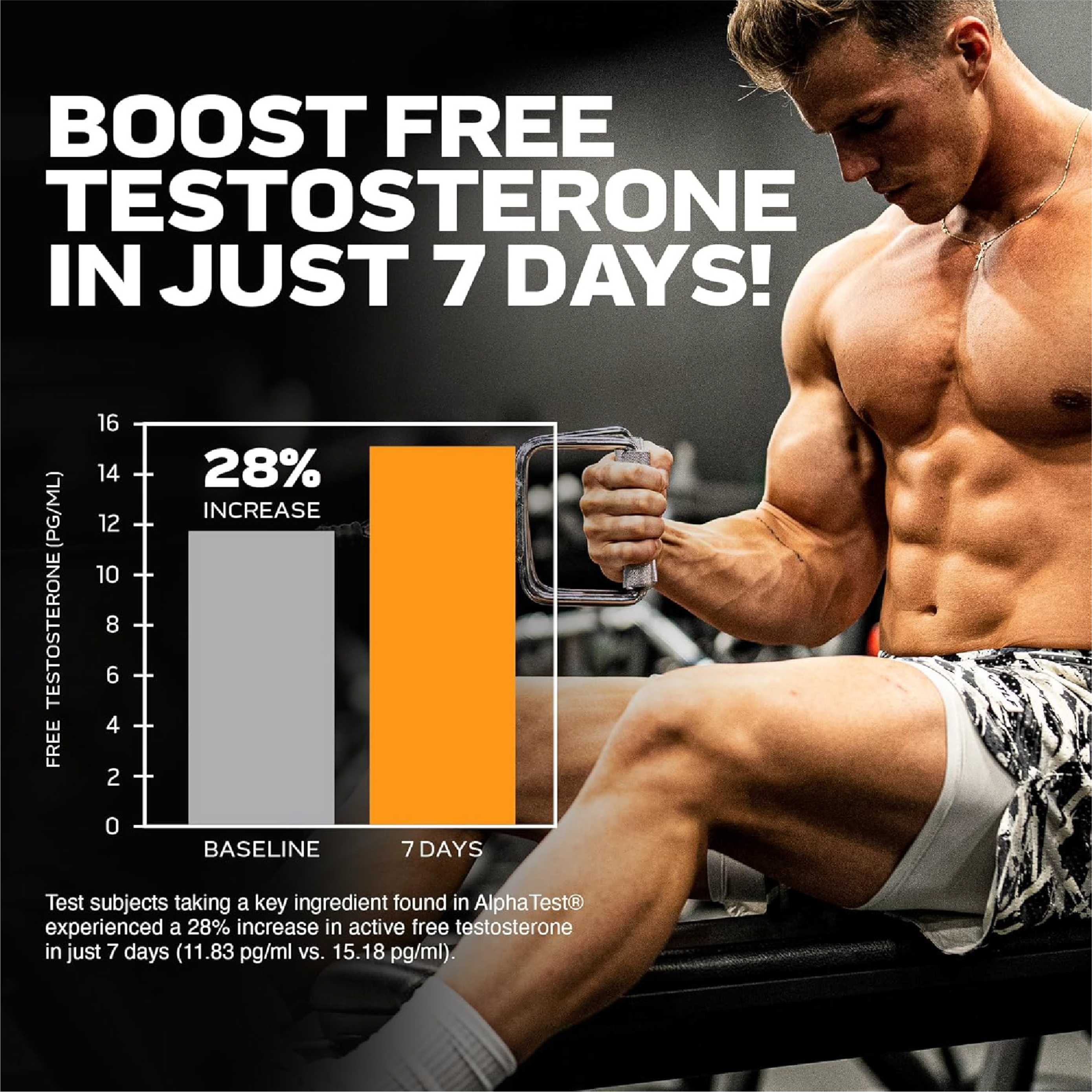 AlphaTest Testosteron Kortizol Dengesi Destek Formülü