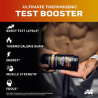 MuscleTech AlphaTest Thermo 90/180 Kapsül - Testosteron Artırıcı Yağ Yakıcı