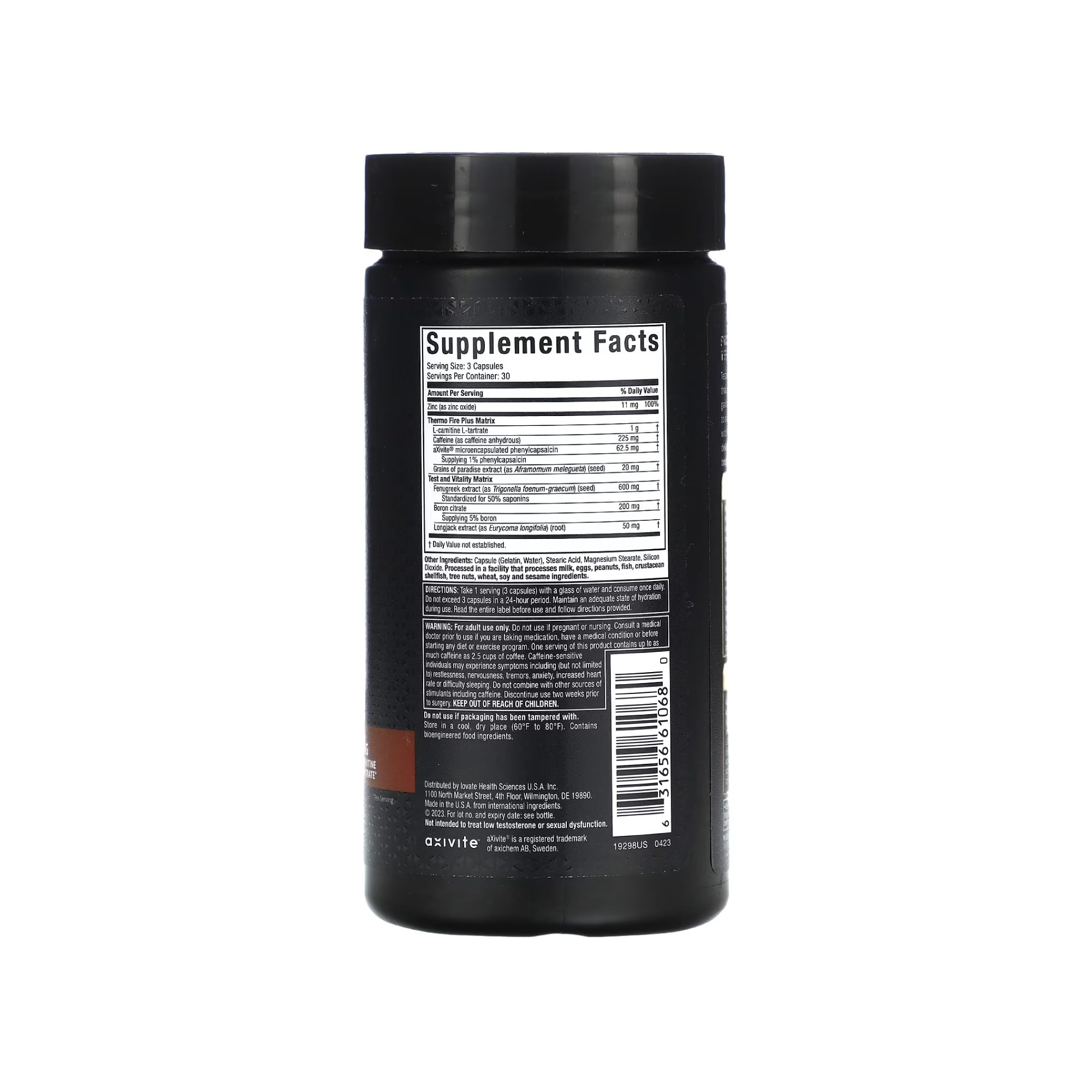 MuscleTech AlphaTest Thermo 90/180 Kapsül - Testosteron Artırıcı Yağ Yakıcı