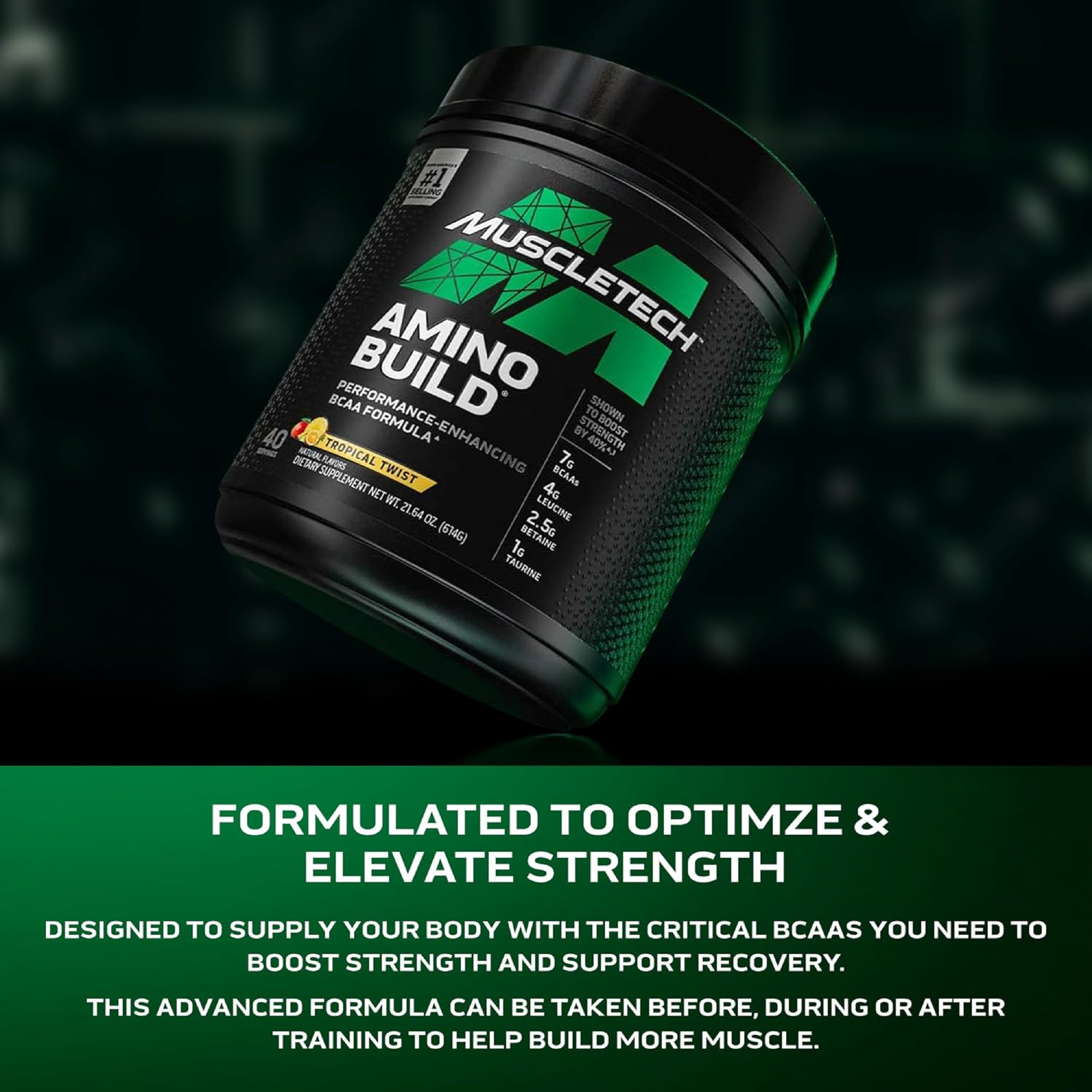 MuscleTech Amino Build 7g BCAA Elektrolit Formülü 593g