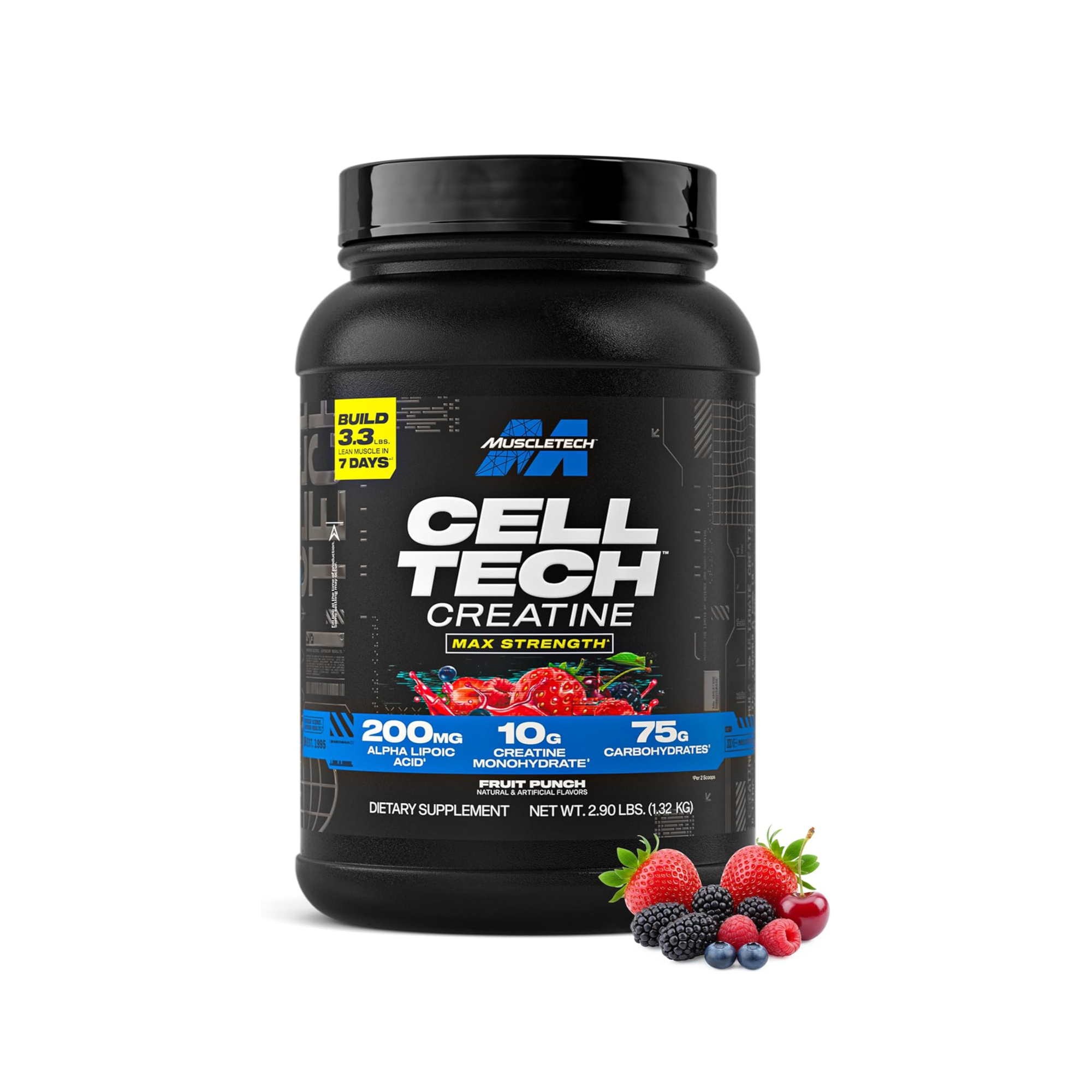 MuscleTech Cell-Tech Kreatin Monohidrat 100% Saf Mikronize 1.32kg 2.63kg