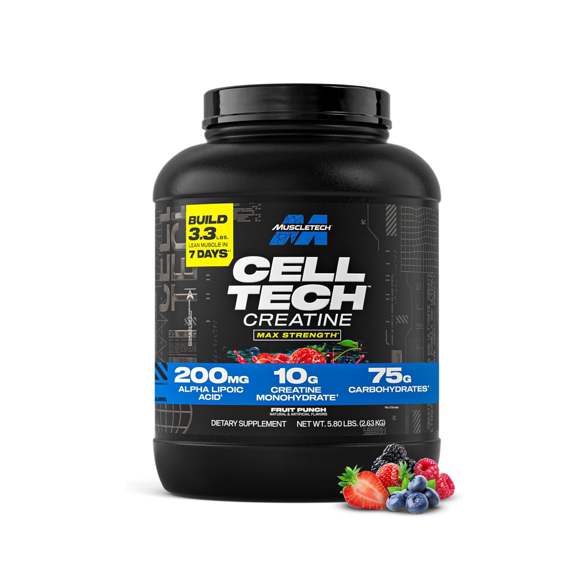 MuscleTech Cell-Tech Kreatin Monohidrat 100% Saf Mikronize 1.32kg 2.63kg