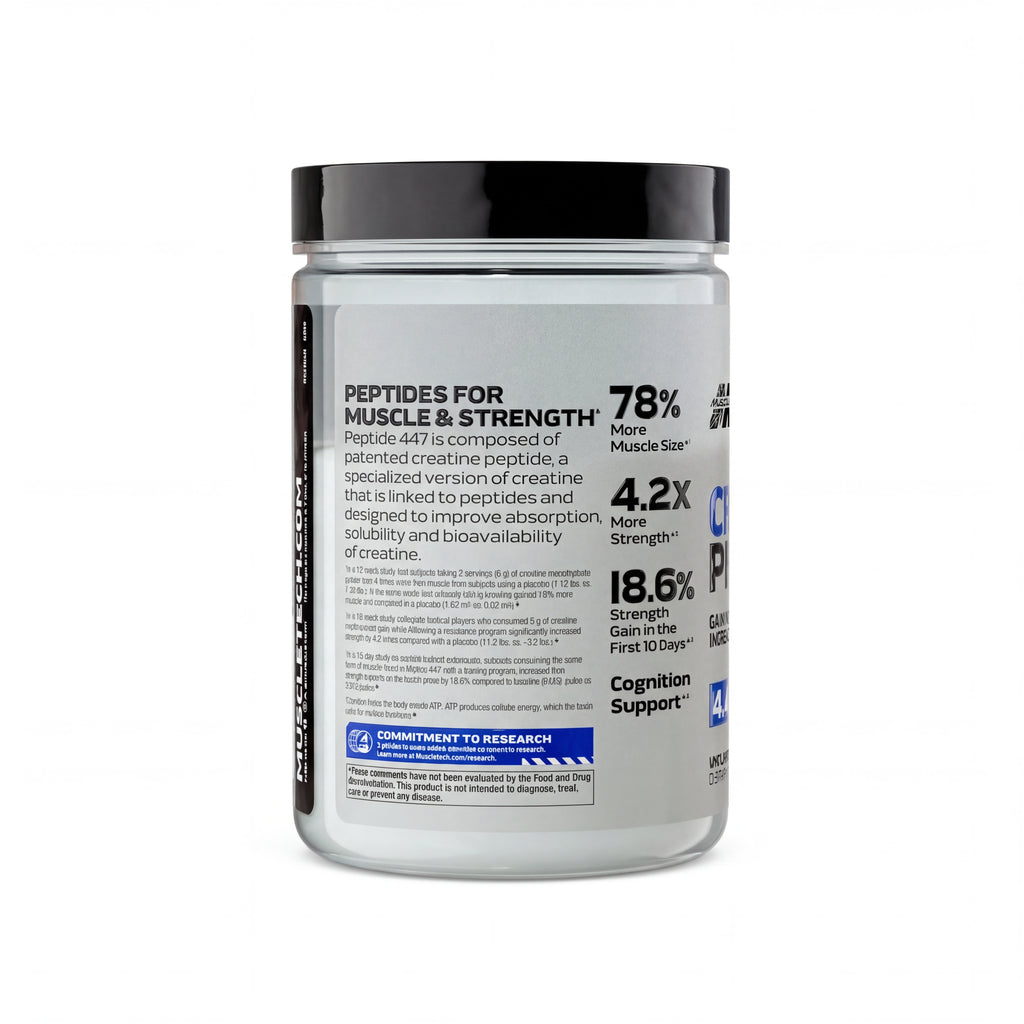 MuscleTech Creatine Peptide 447 – İleri Seviye Kreatin (224g)