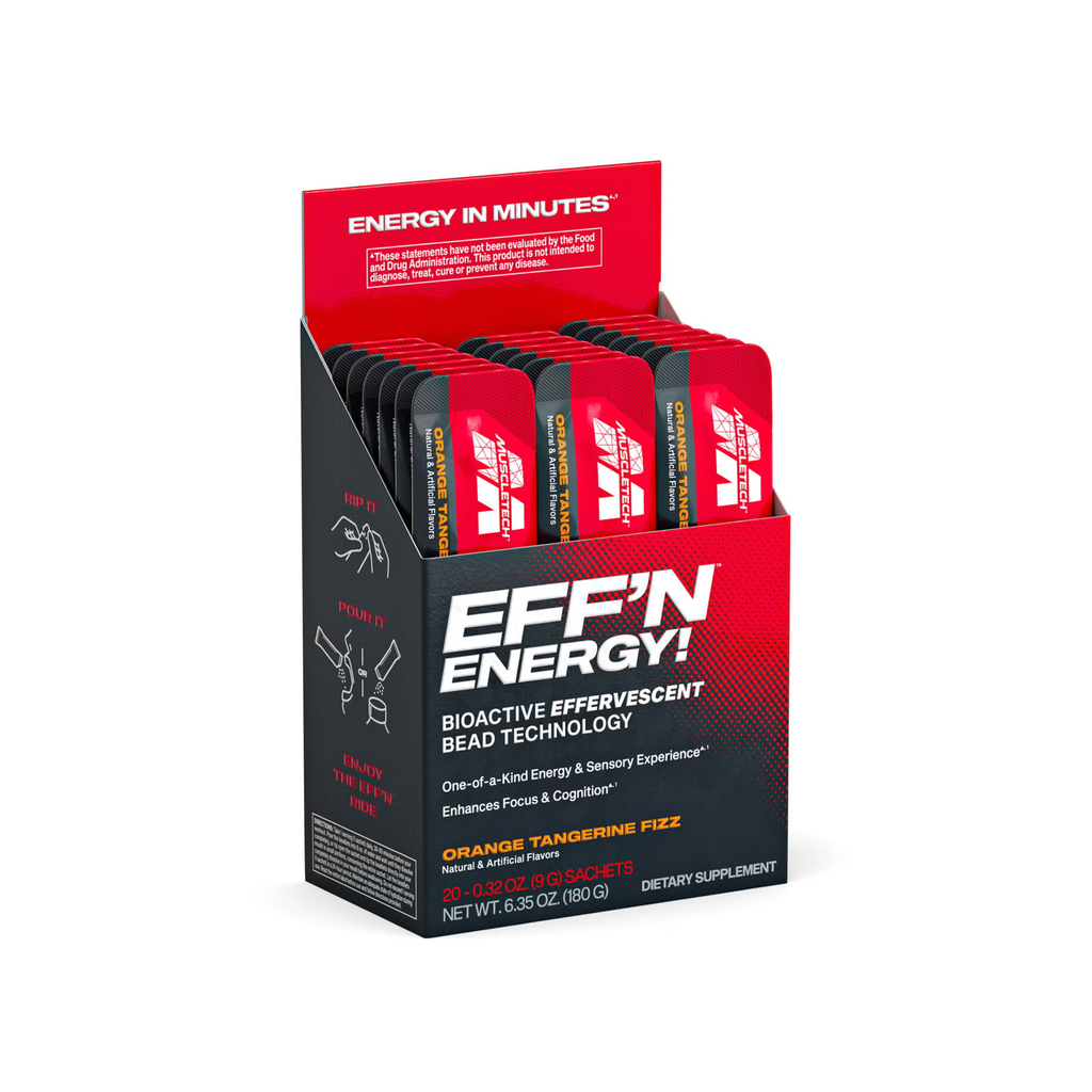 Enerji İçeceği MuscleTech Eff'n Energy 20 Servis Kafein Nootropik
