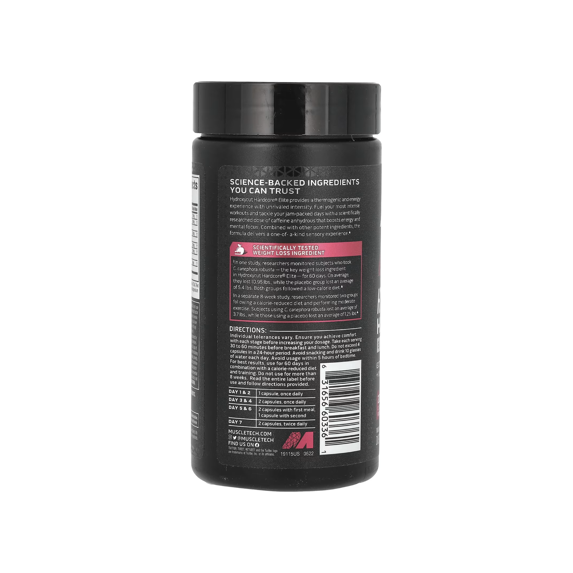 MuscleTech Hydroxycut Hardcore Elite Termojenik Yağ Yakıcı 100 Kapsül